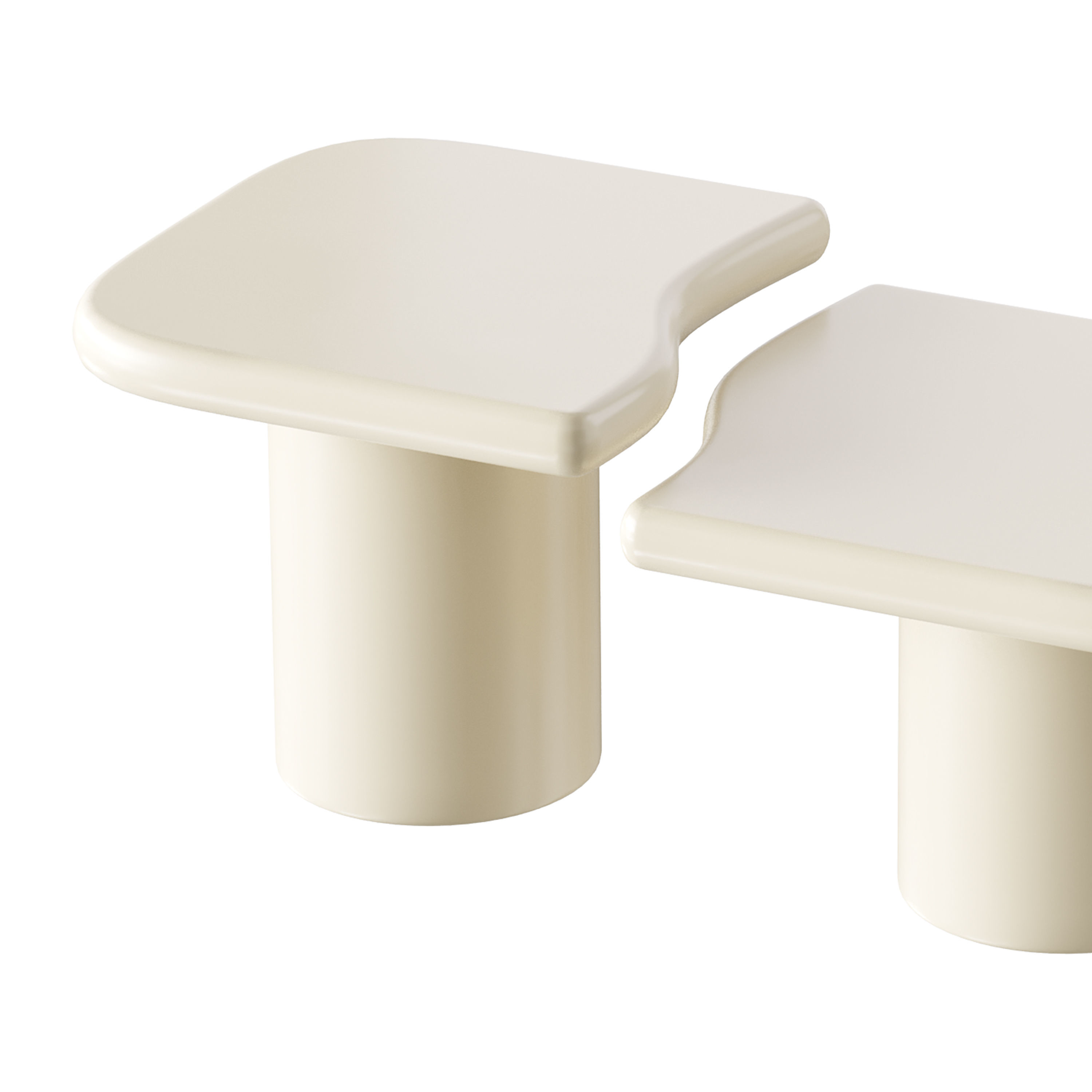 Creative Cloud Combination Coffee Table 3D model_6