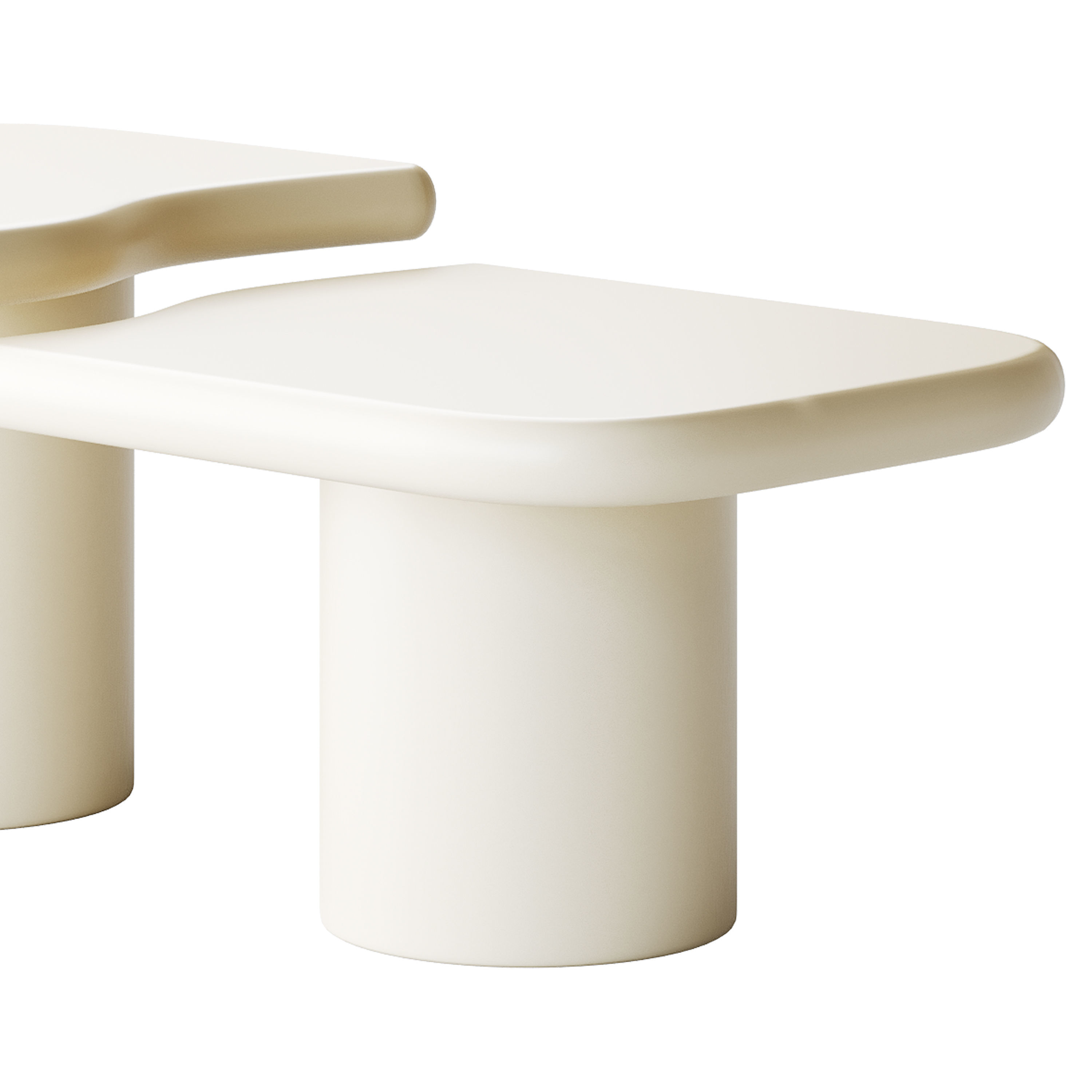 Creative Cloud Combination Coffee Table 3D model_5