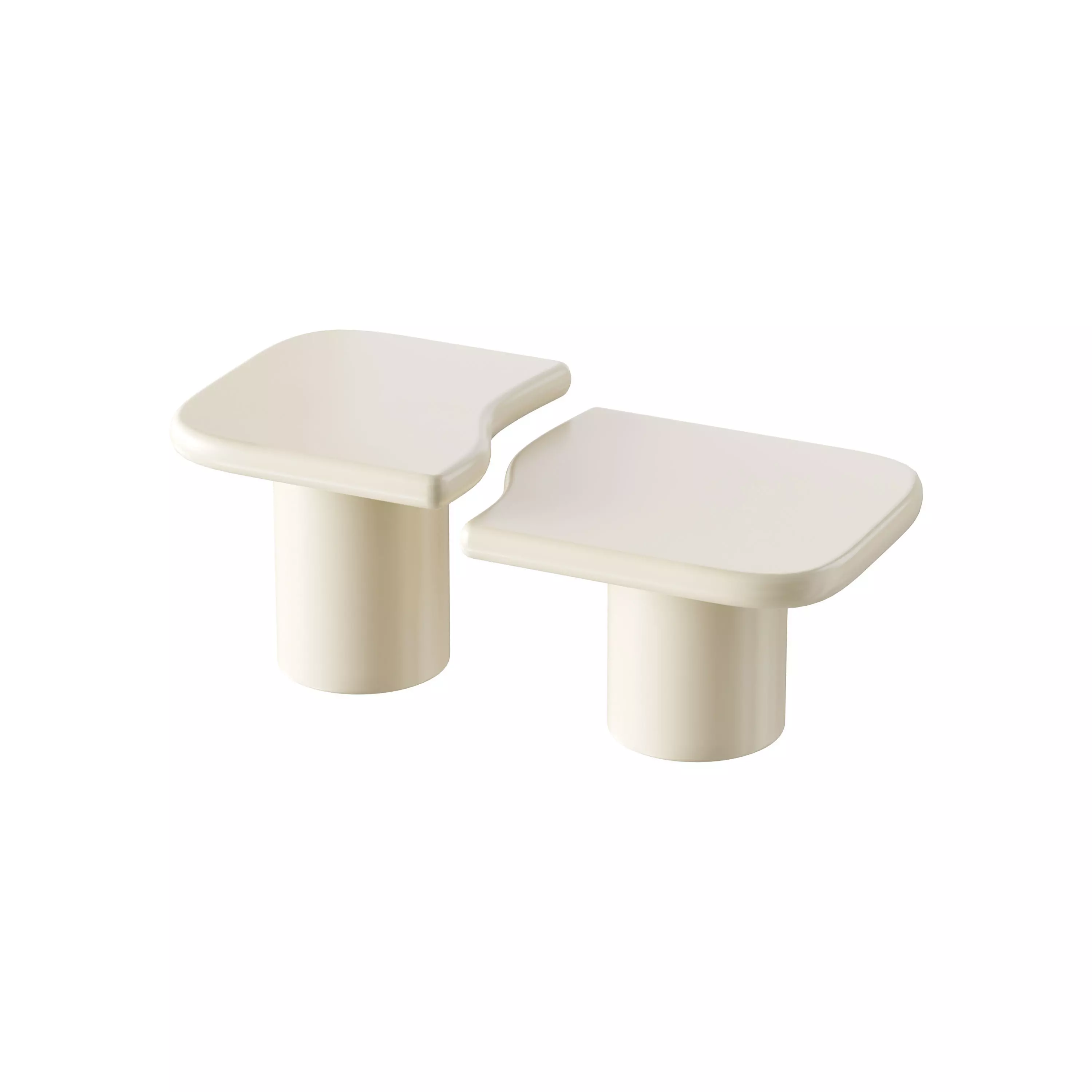 Creative Cloud Combination Coffee Table 3D model_0