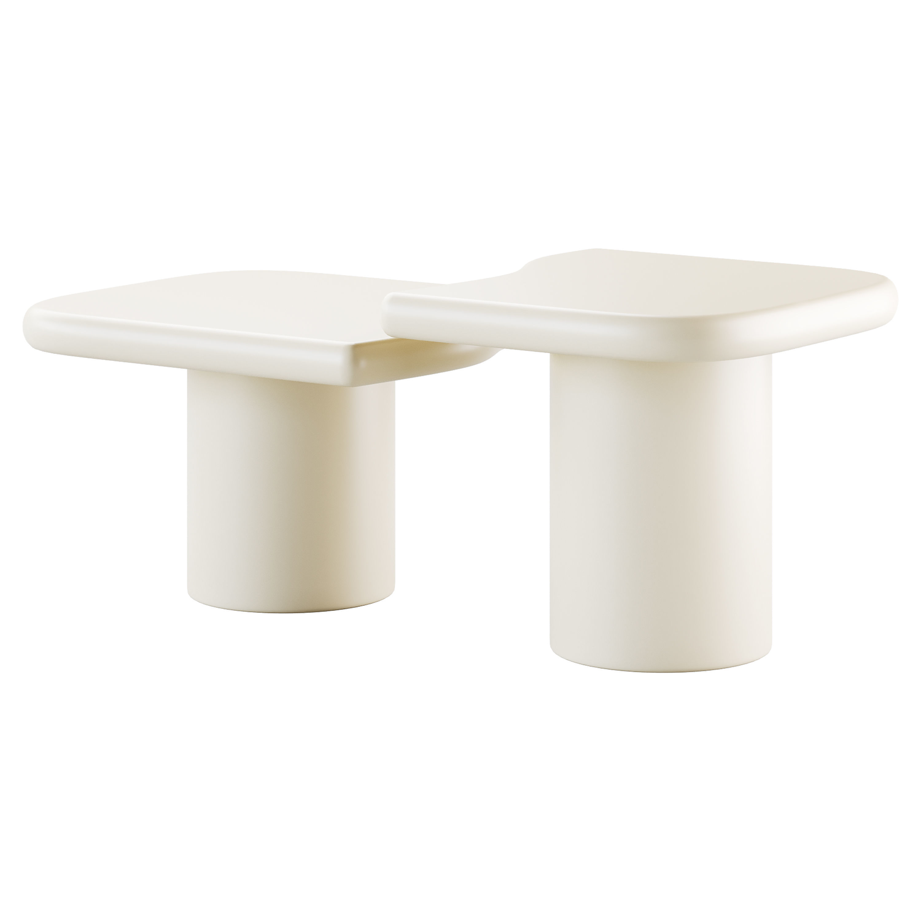 Creative Cloud Combination Coffee Table 3D model_7