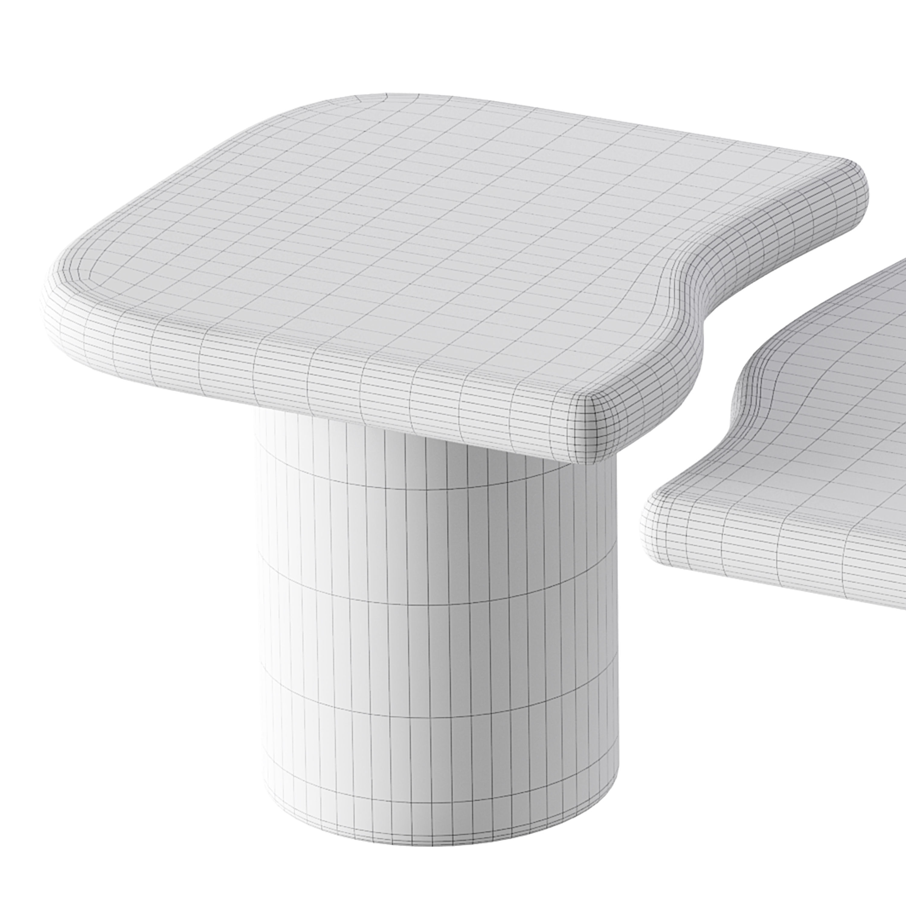 Creative Cloud Combination Coffee Table 3D model_19