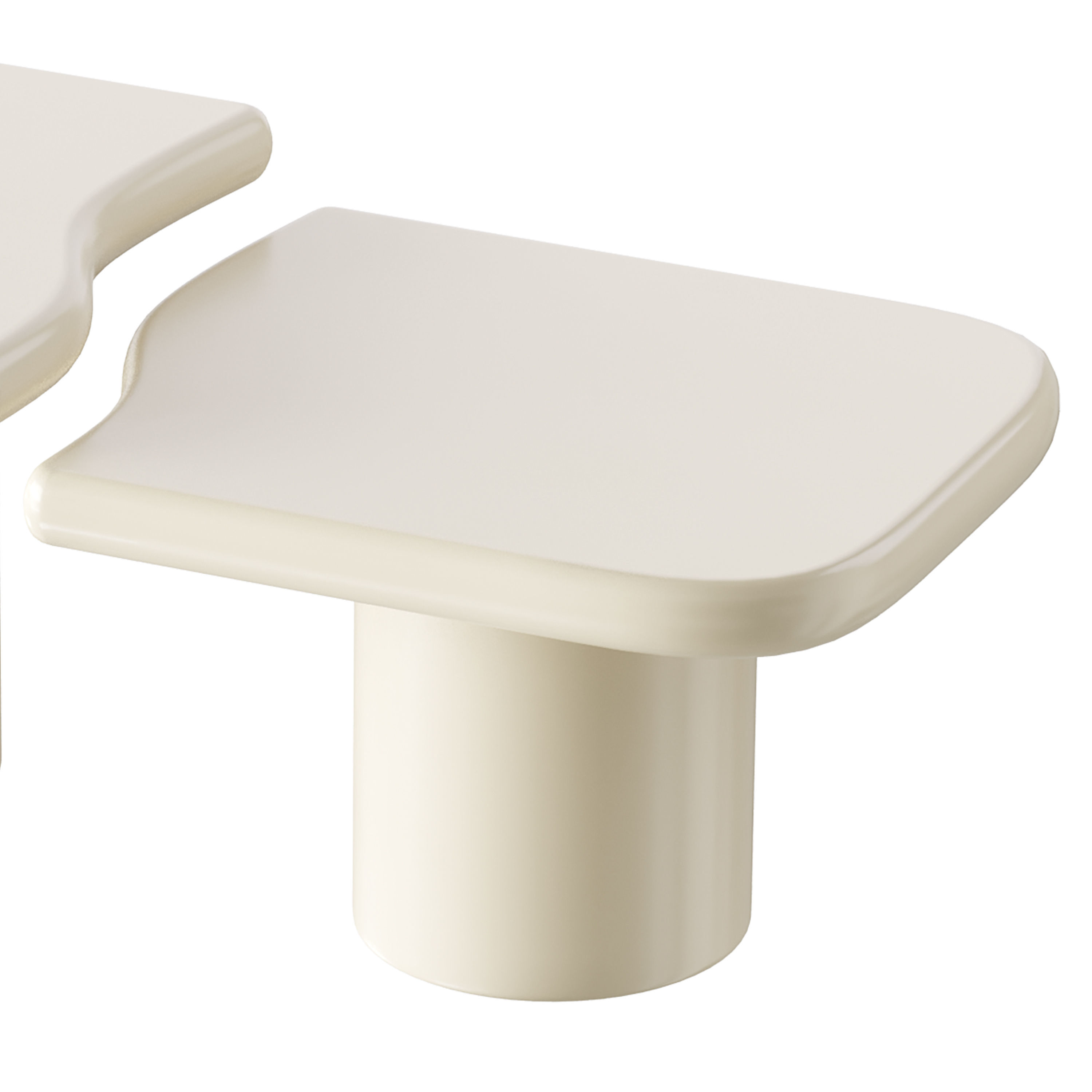 Creative Cloud Combination Coffee Table 3D model_2