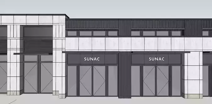 neoclassical retail 3d model 3D model