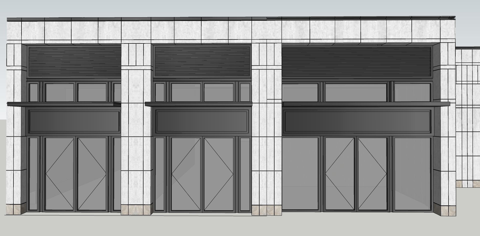 neoclassical retail 3d model 3D model_3