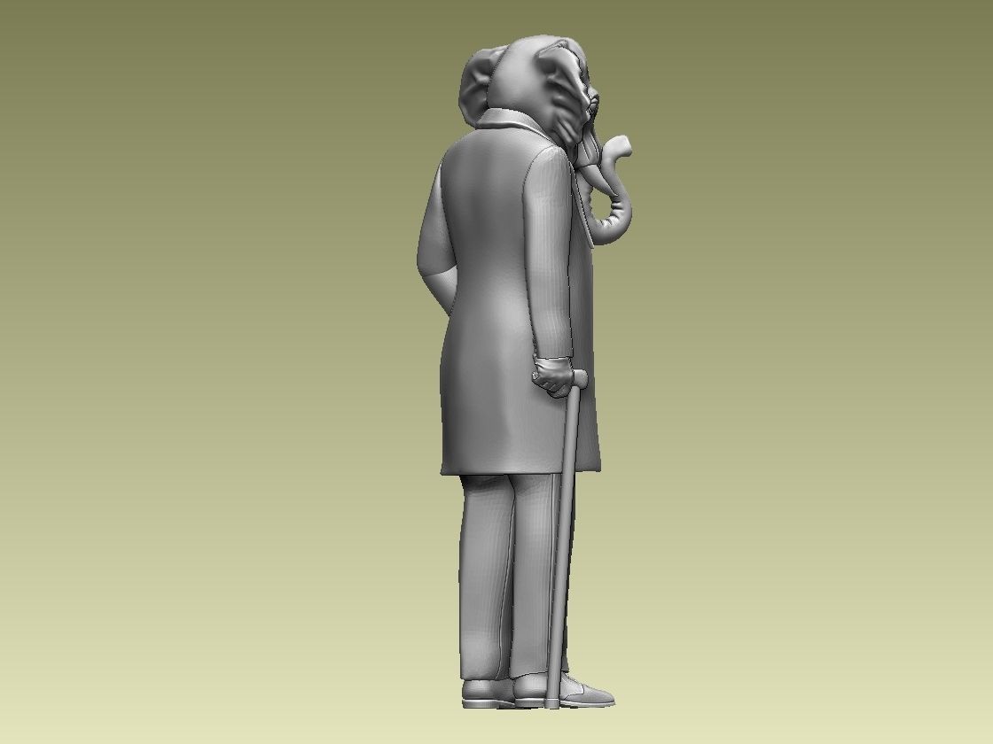 ELEPHANT MAN 3D print model_3