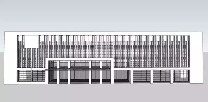 retail shop exterior redesign in neoclassical design