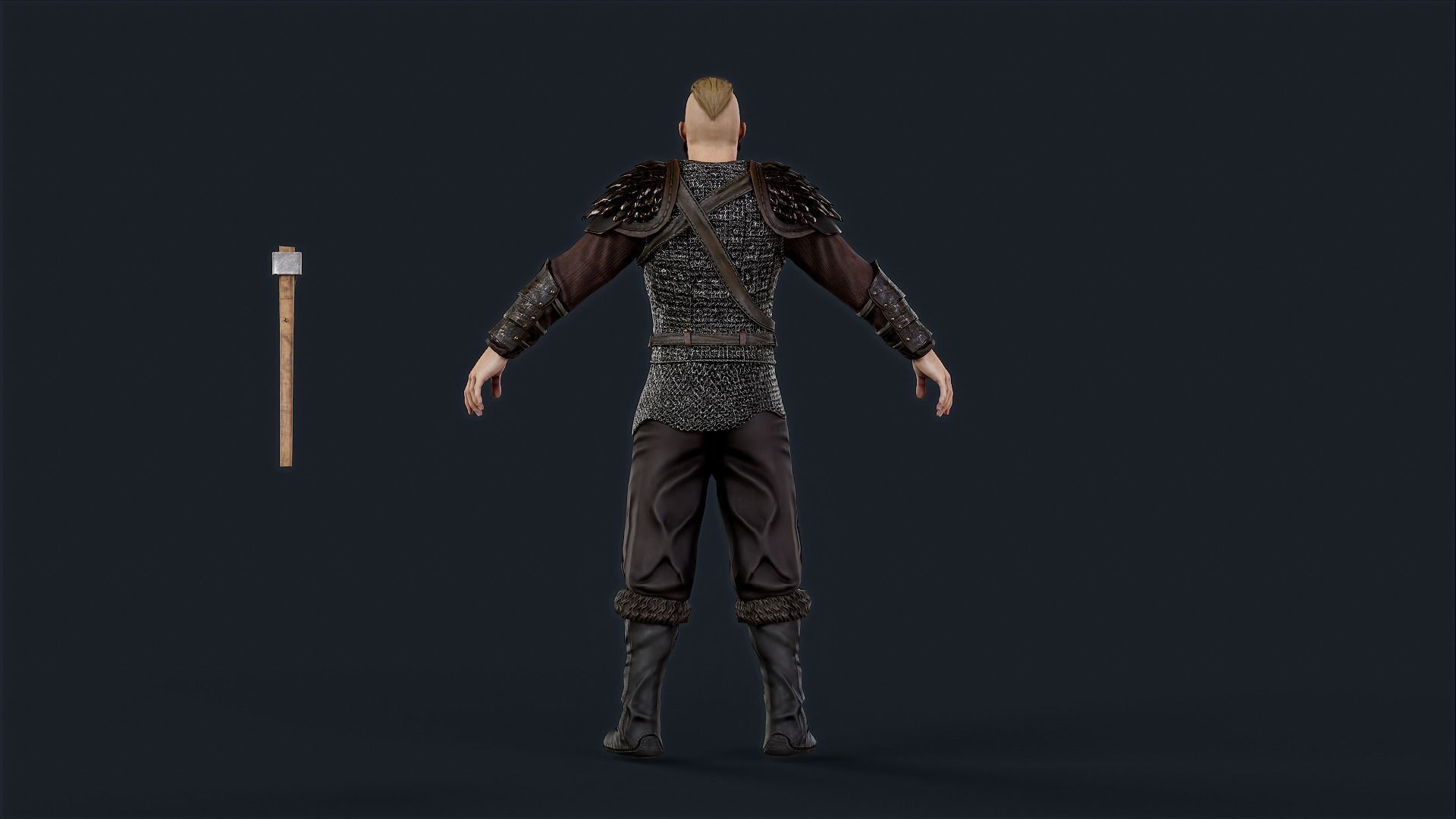 VIKING 6 Low-poly 3D model_11