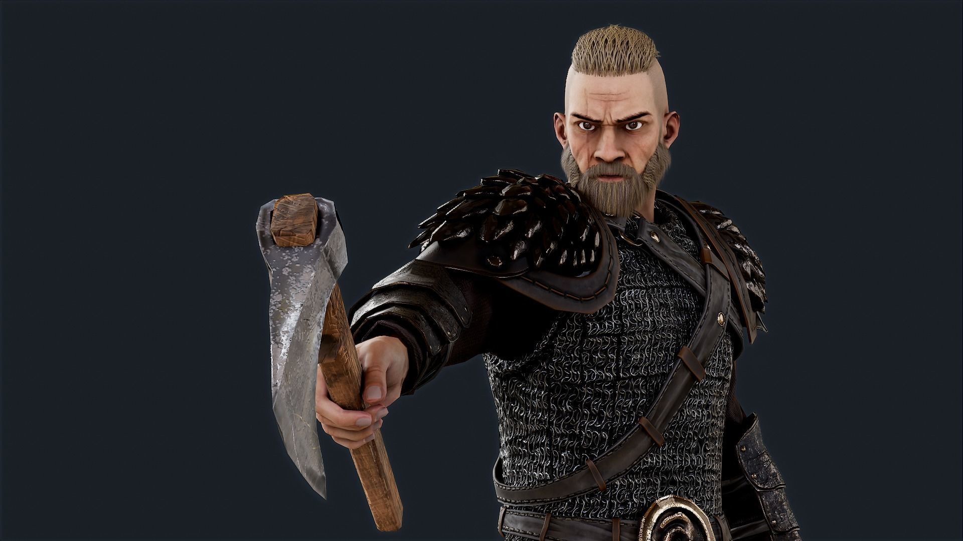 VIKING 6 Low-poly 3D model_4