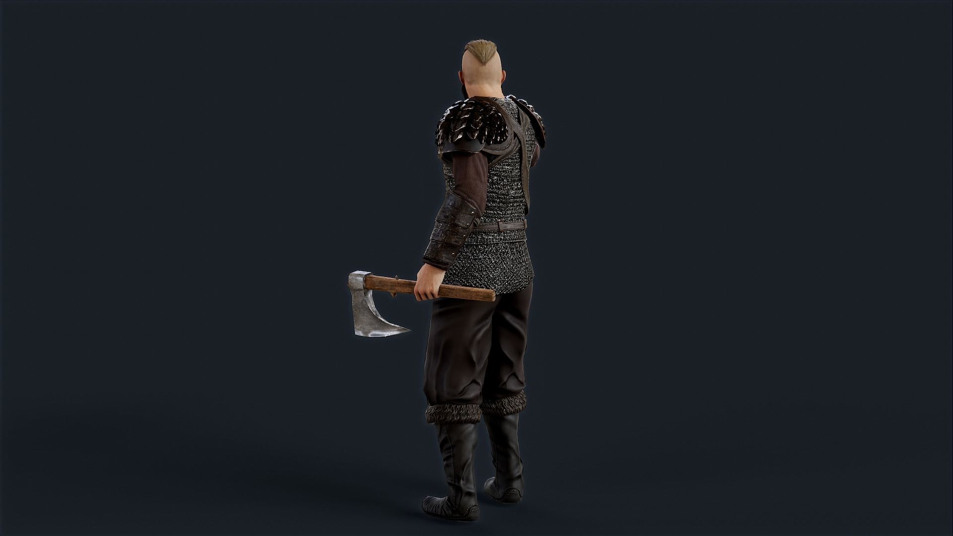 VIKING 6 Low-poly 3D model_7