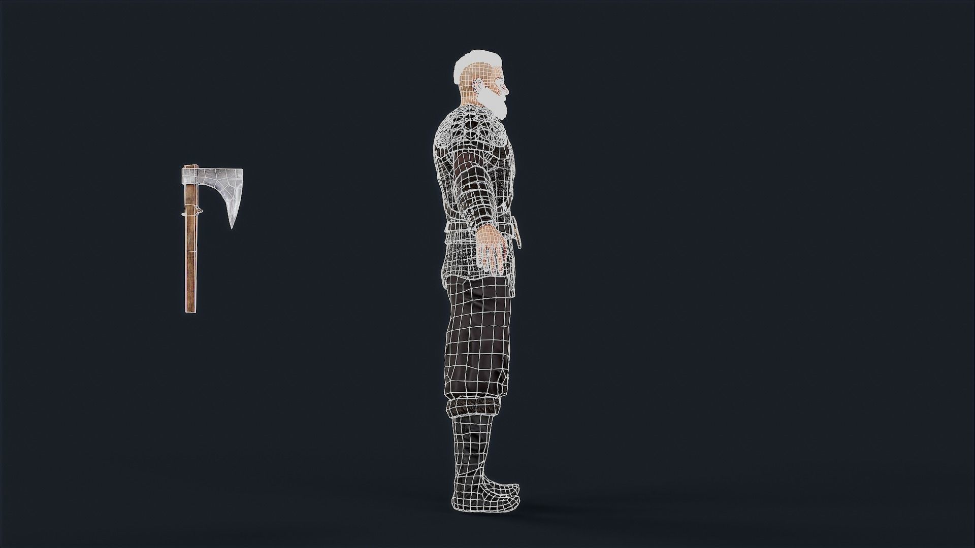 VIKING 6 Low-poly 3D model_12