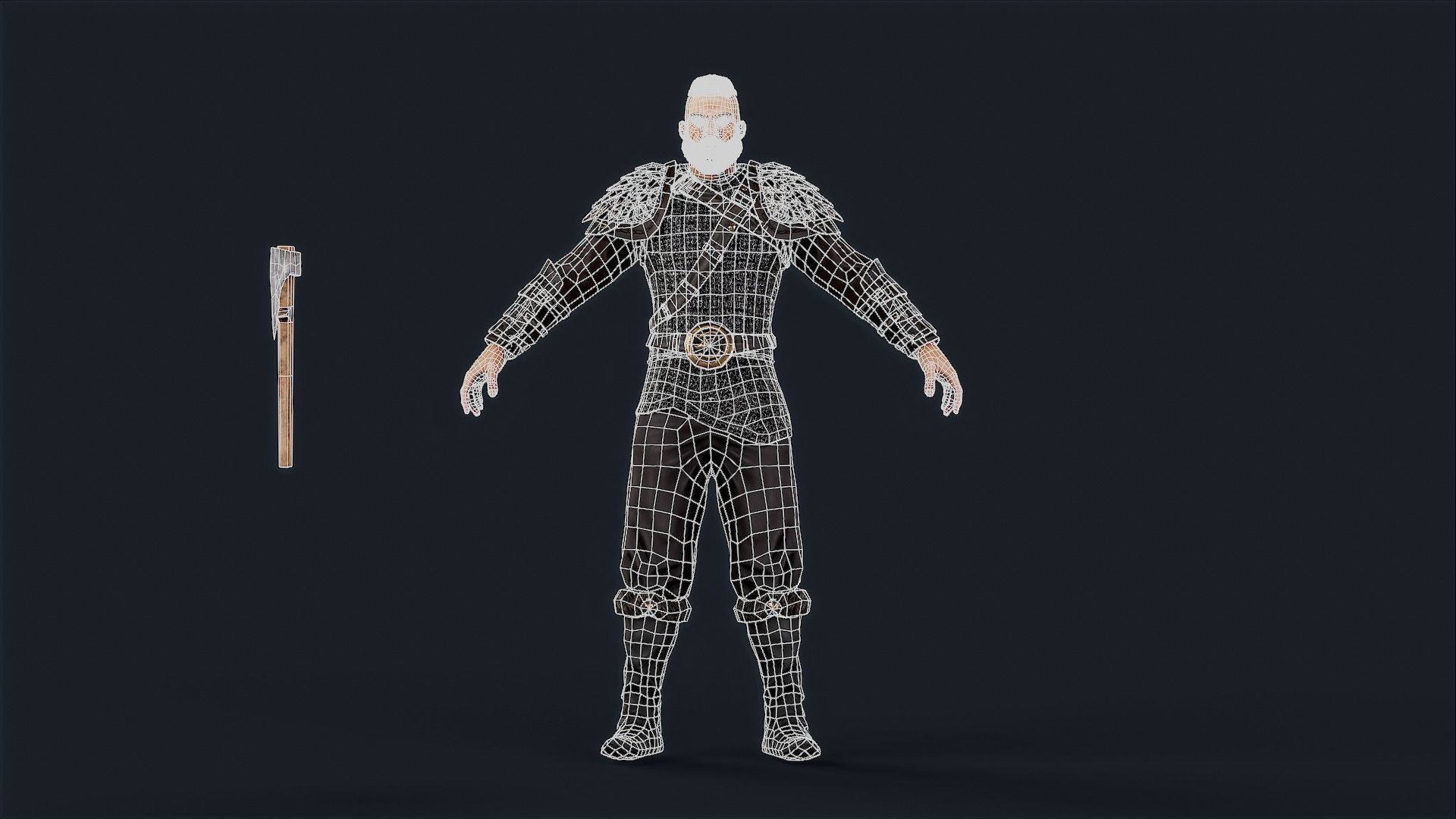 VIKING 6 Low-poly 3D model_14