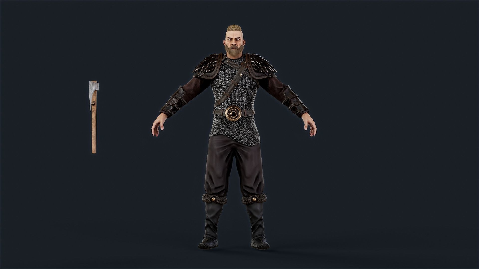 VIKING 6 Low-poly 3D model_10