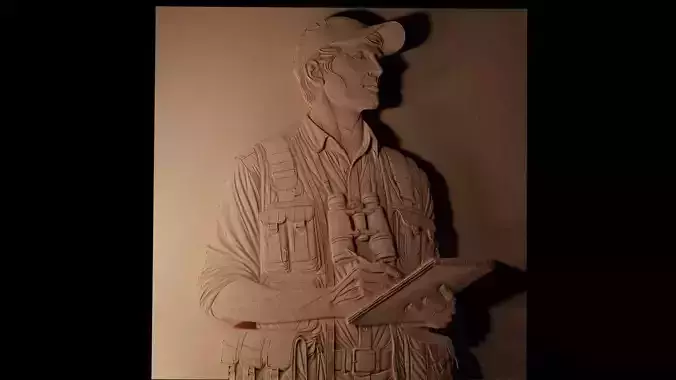 Ecologist CNC 3d Print High Relief Sand Casting 3D print model