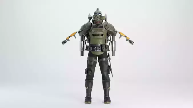 FALLOUT SUIT 3D model