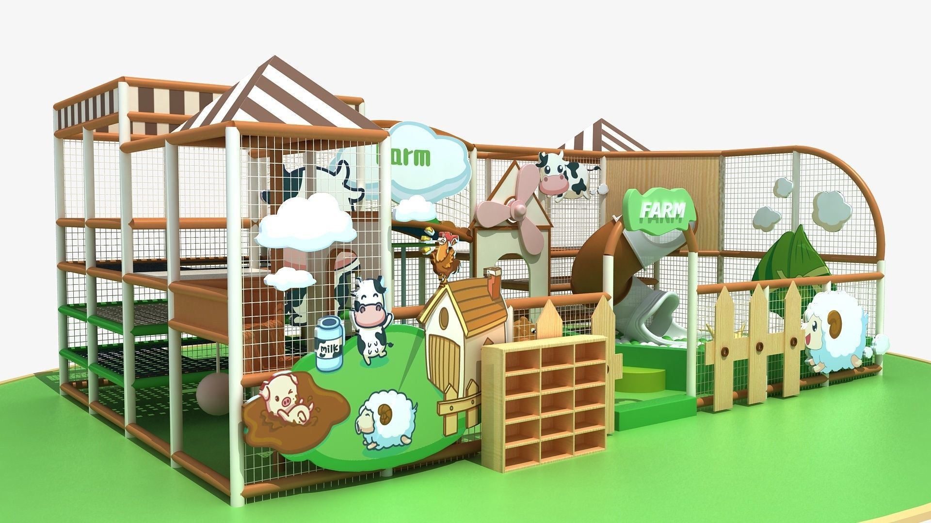 Farm Indoor soft Playground 3D model_5