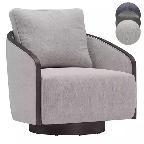 Pomona Swivel Chair 3D model