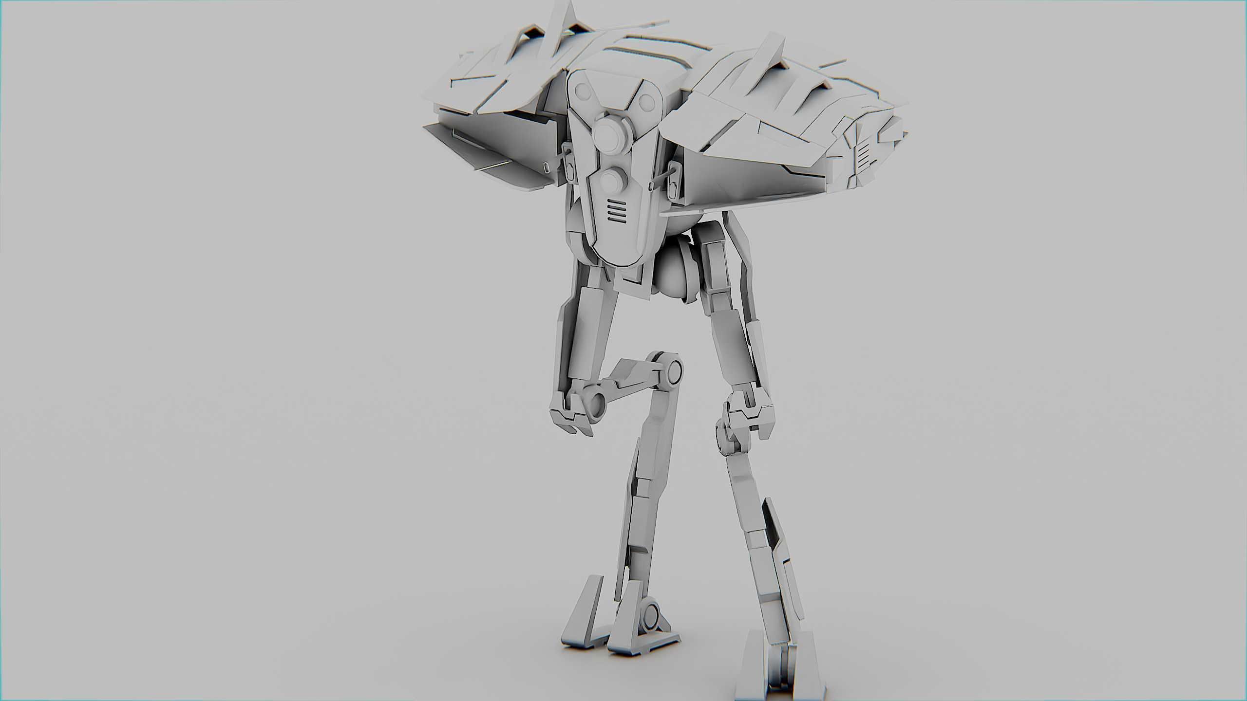 DROID FOVOS-X Rigged for Unreal Engine - Unity - MIXAMO 3D model_32