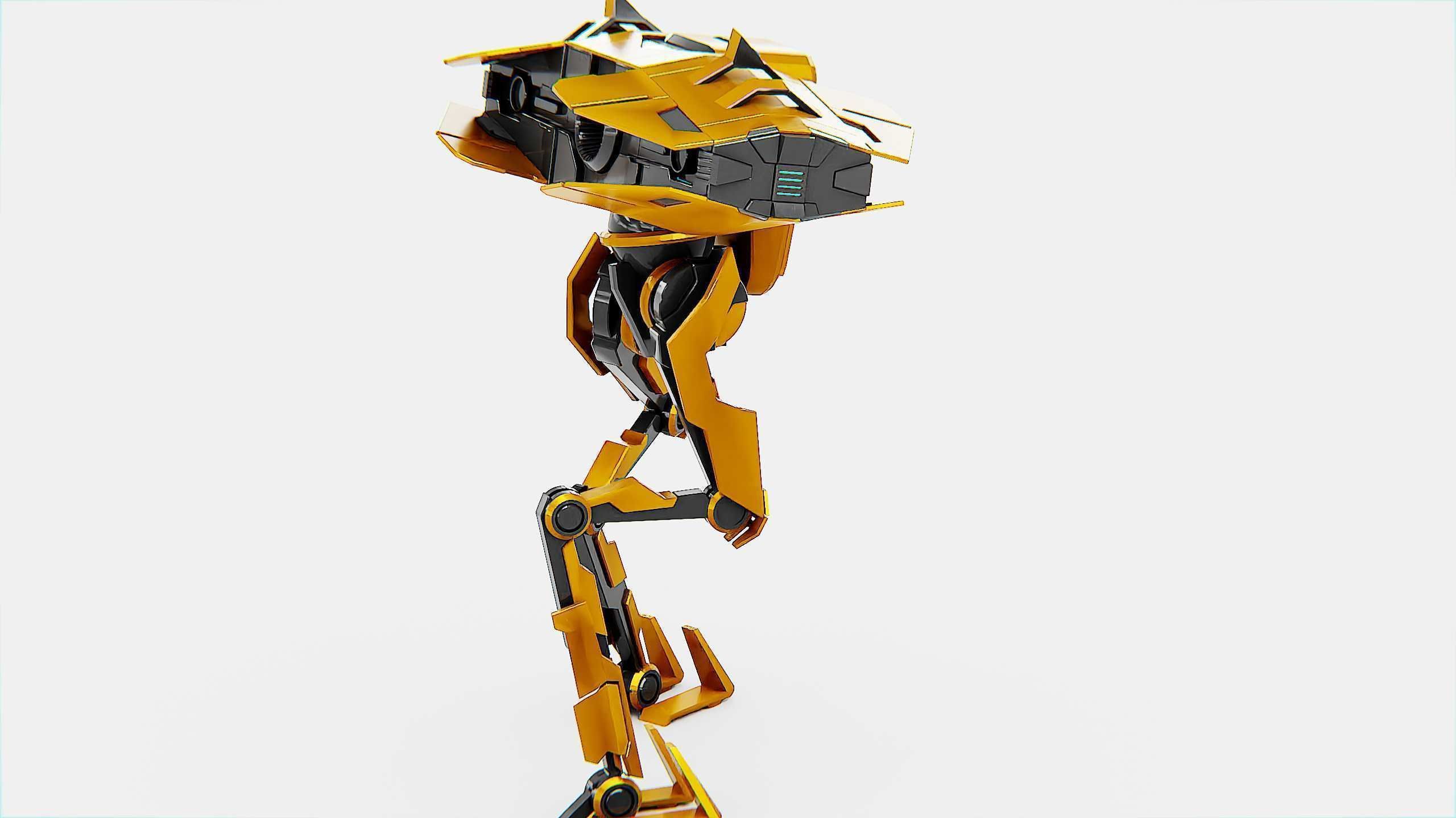 DROID FOVOS-X Rigged for Unreal Engine - Unity - MIXAMO 3D model_8