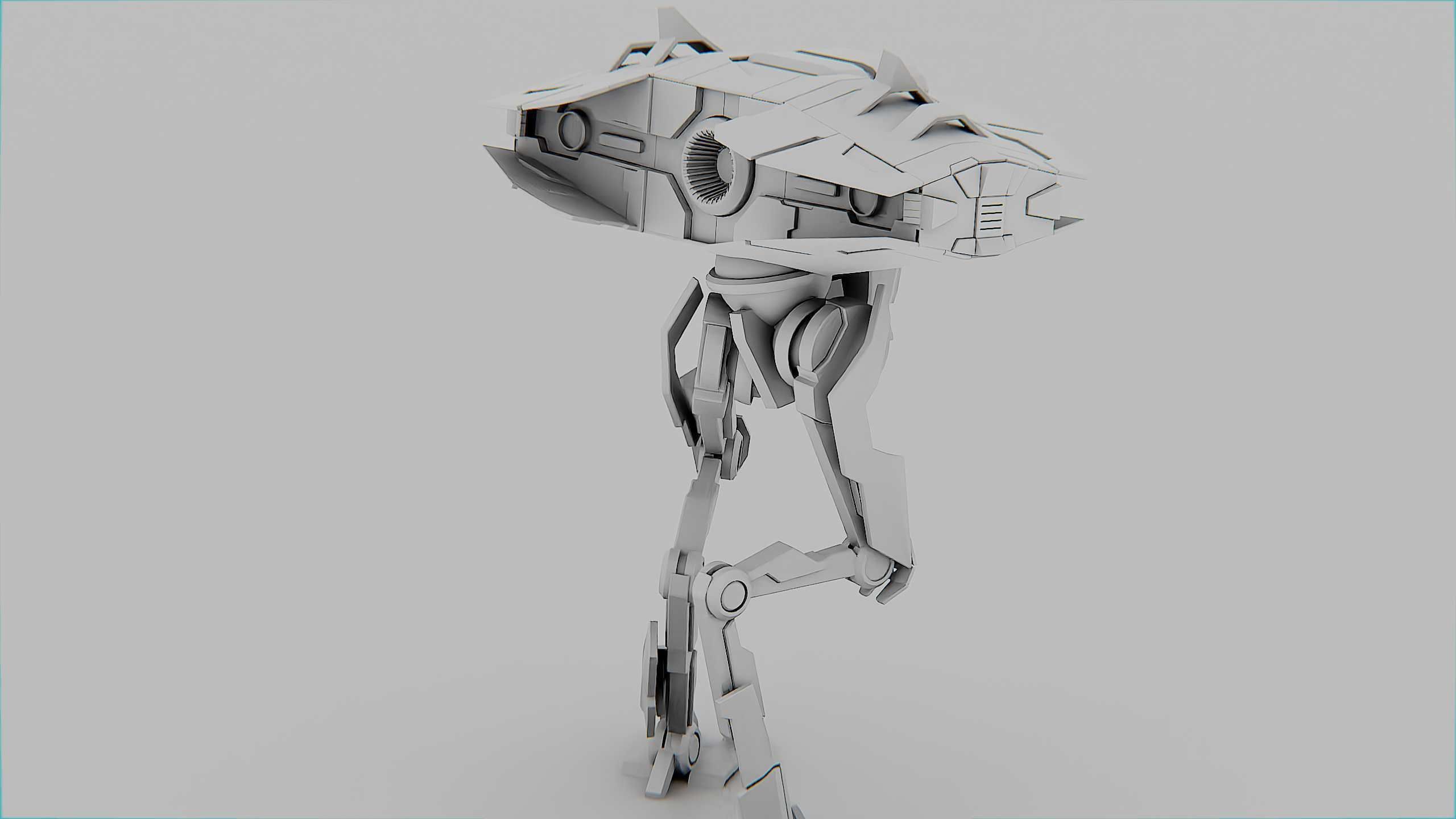 DROID FOVOS-X Rigged for Unreal Engine - Unity - MIXAMO 3D model_33