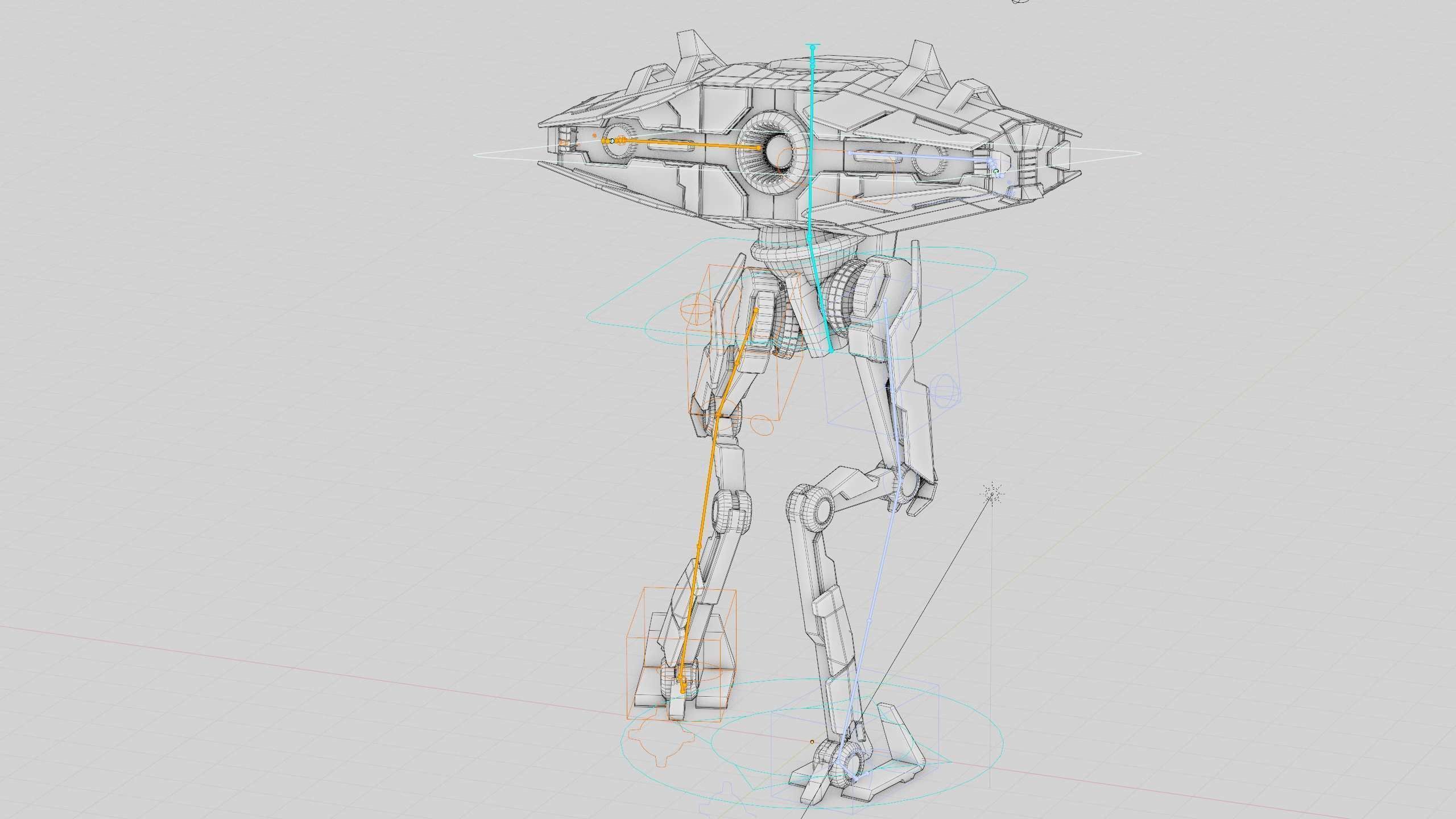 DROID FOVOS-X Rigged for Unreal Engine - Unity - MIXAMO 3D model_41