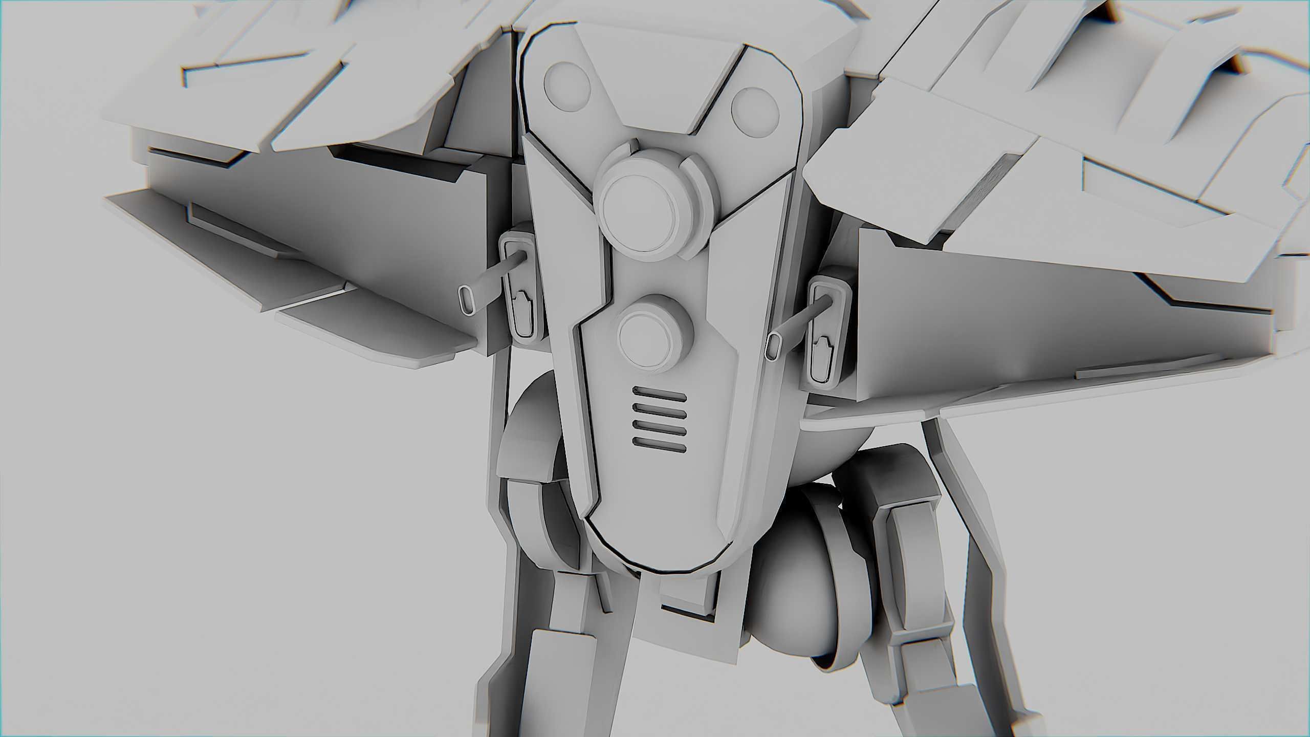 DROID FOVOS-X Rigged for Unreal Engine - Unity - MIXAMO 3D model_36