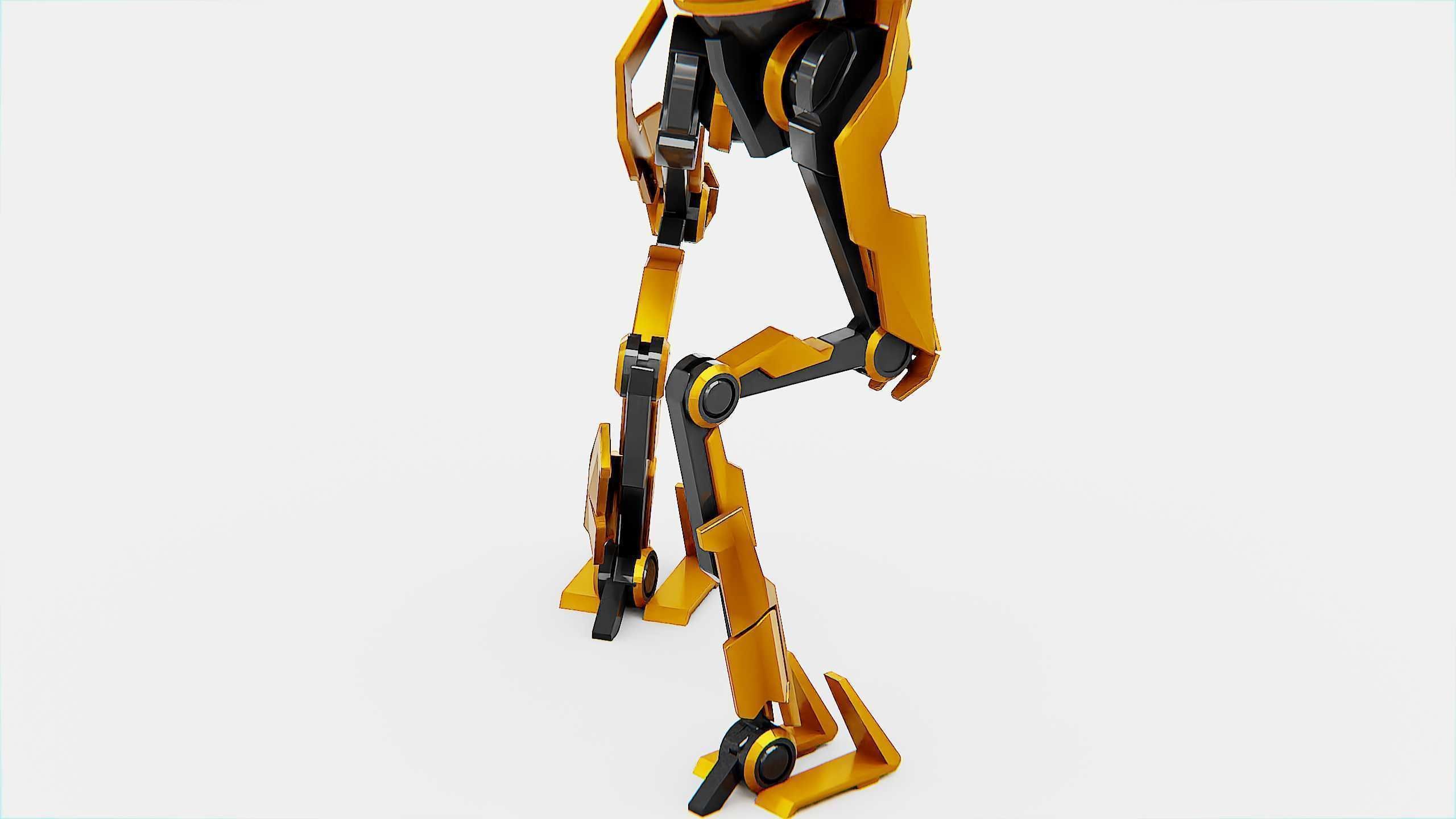 DROID FOVOS-X Rigged for Unreal Engine - Unity - MIXAMO 3D model_25