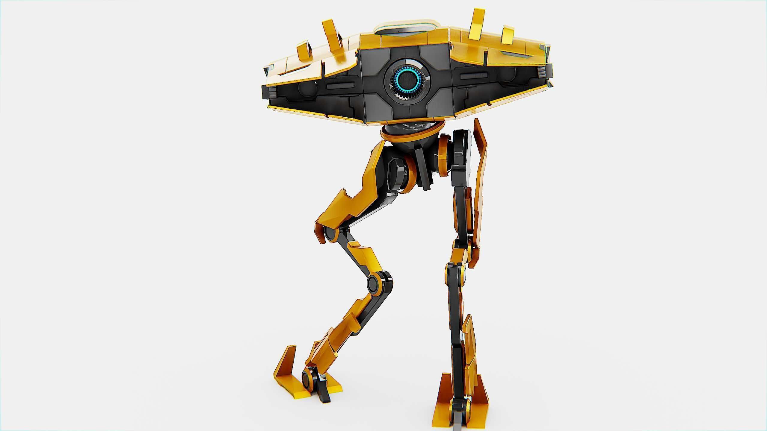 DROID FOVOS-X Rigged for Unreal Engine - Unity - MIXAMO 3D model_12