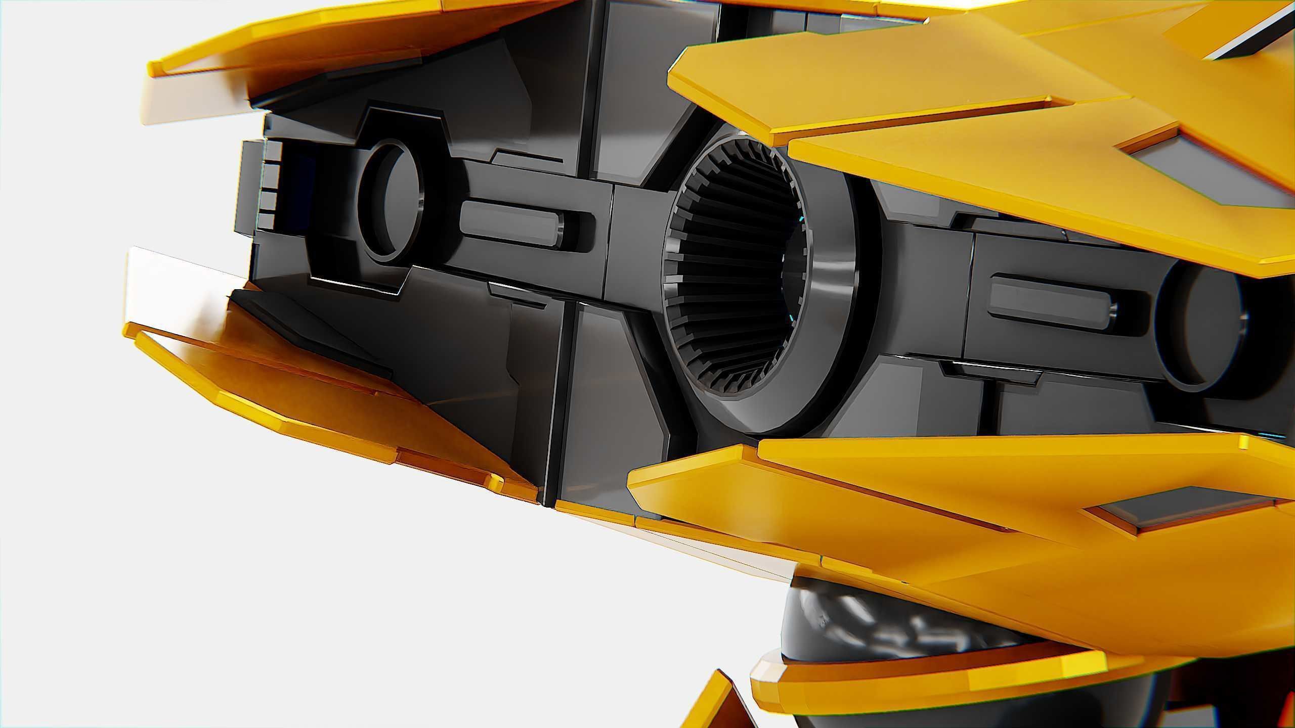 DROID FOVOS-X Rigged for Unreal Engine - Unity - MIXAMO 3D model_29