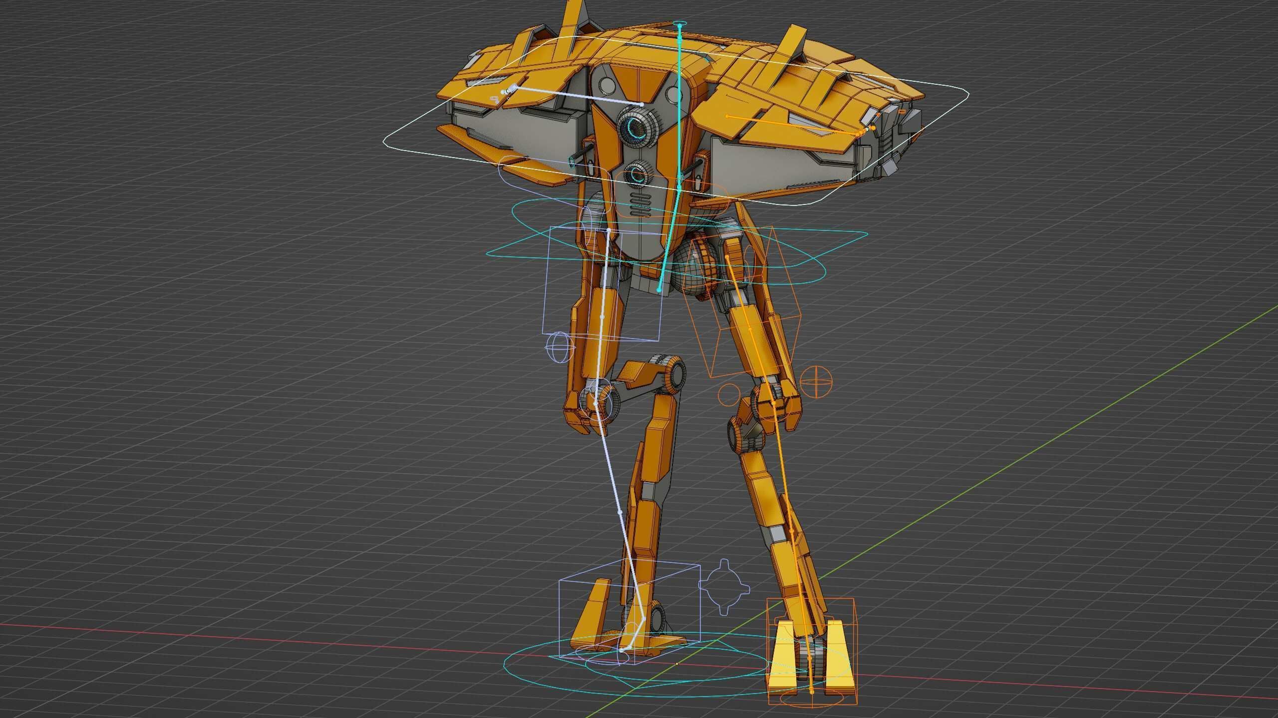 DROID FOVOS-X Rigged for Unreal Engine - Unity - MIXAMO 3D model_39