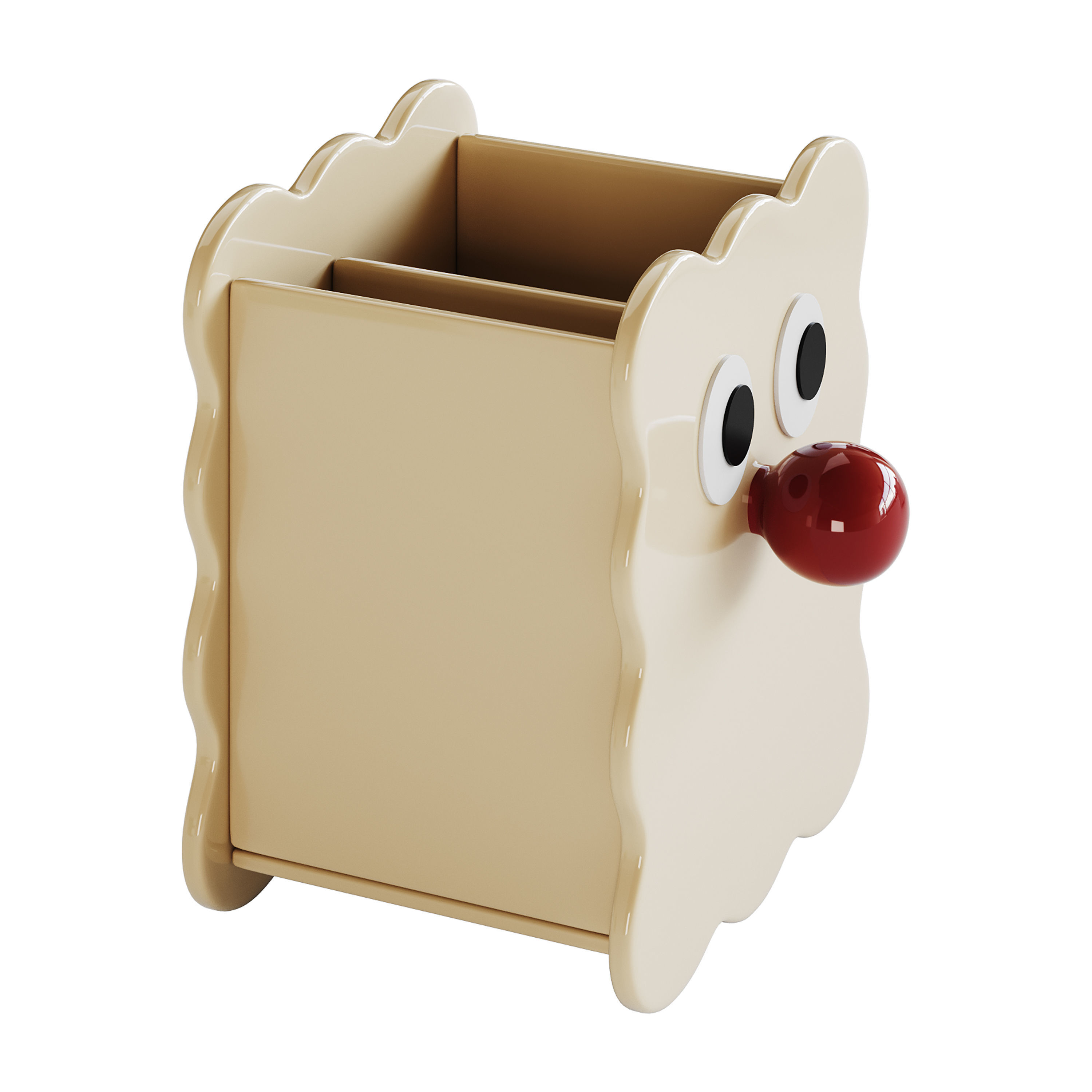 Creative Cute Pen Holder 3D model_11