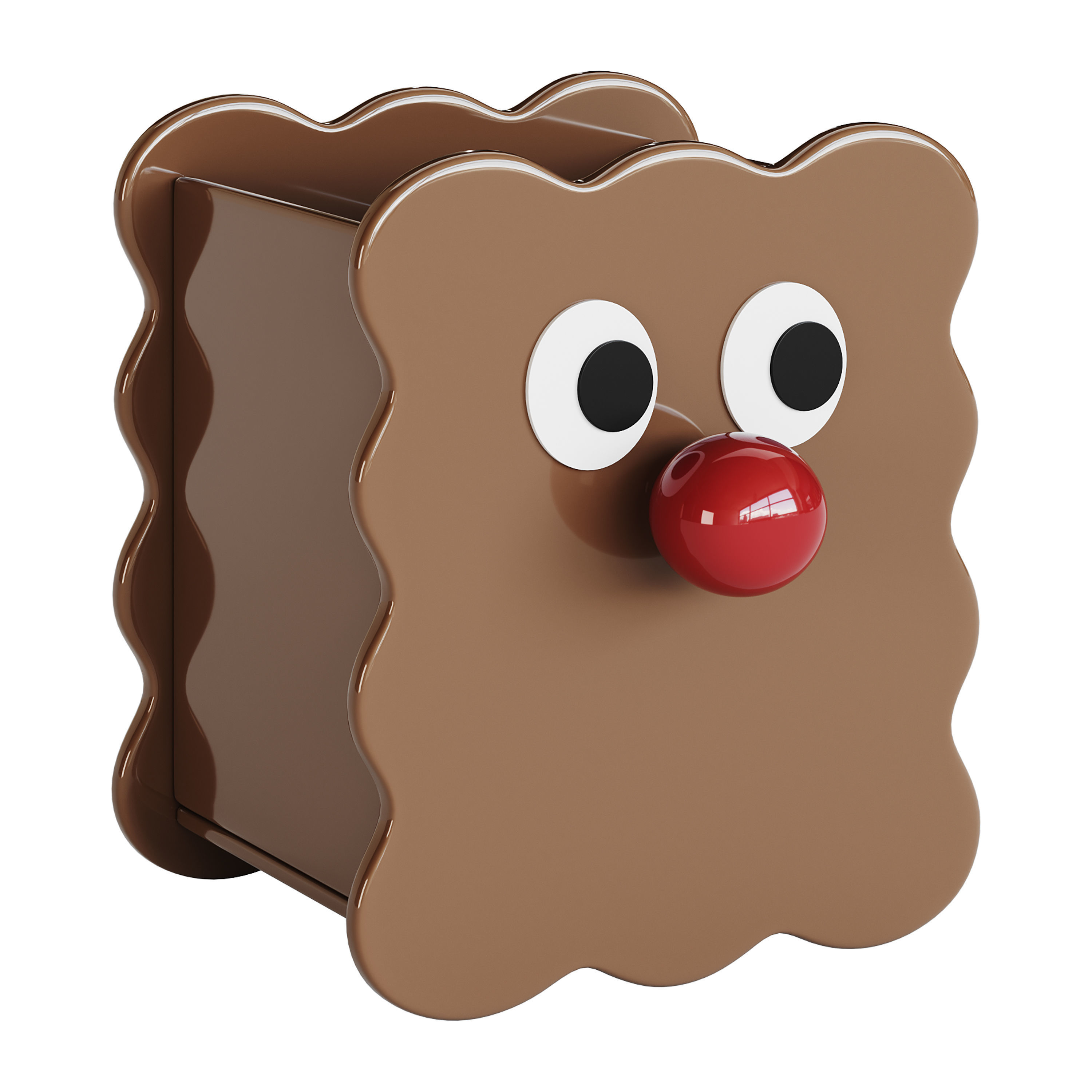 Creative Cute Pen Holder 3D model_10