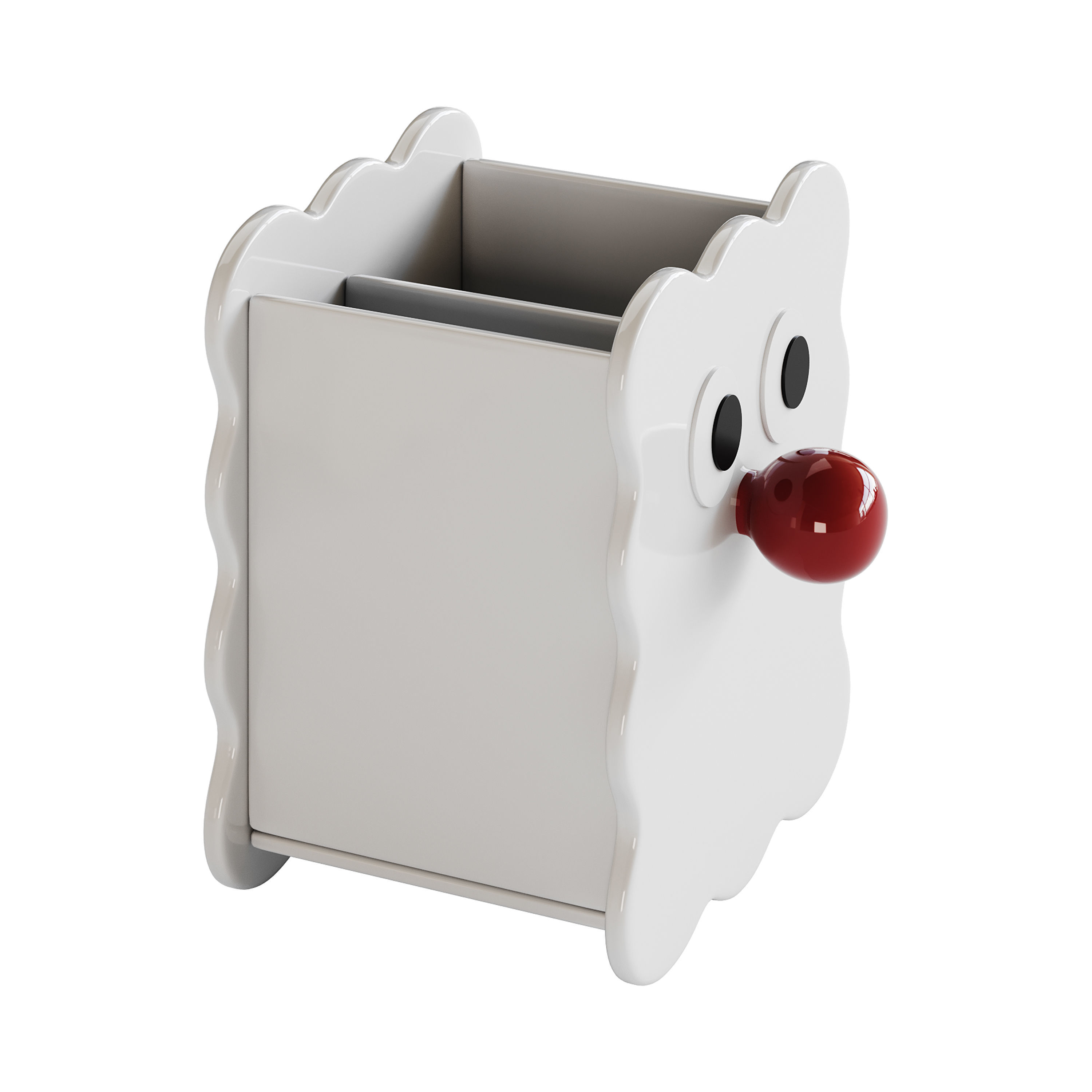Creative Cute Pen Holder 3D model_9