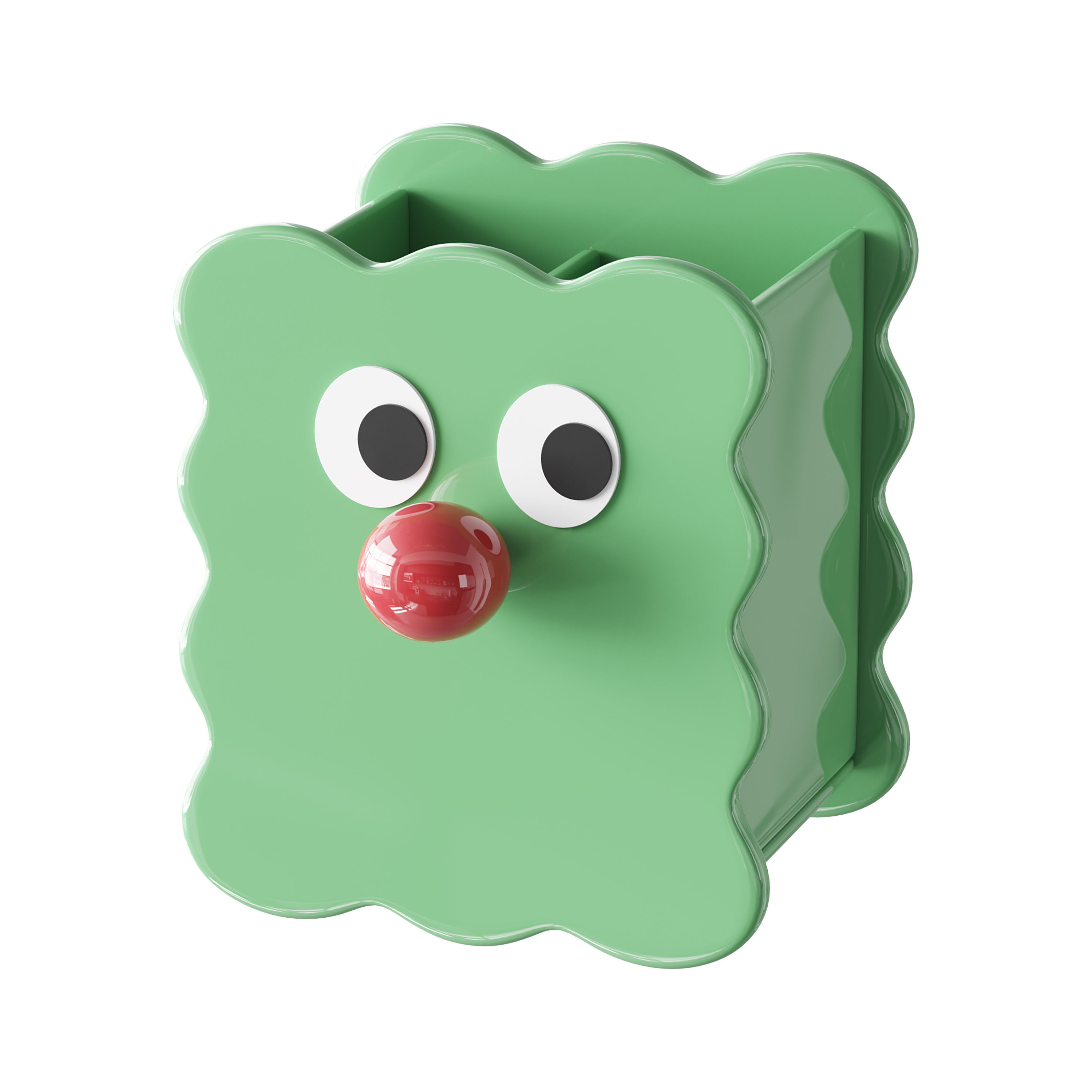 Creative Cute Pen Holder 3D model_1