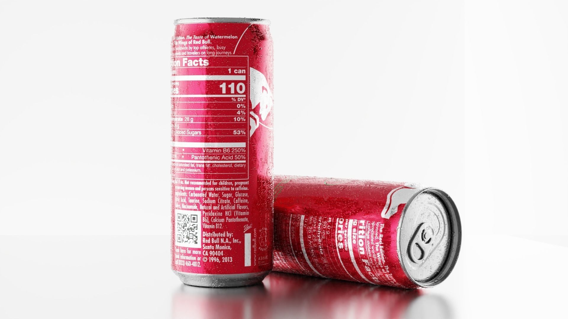 Can Red Bull RED EDITION realistic 3D model 3D model_4