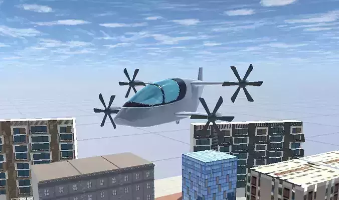 Quadcopter Passenger Drone FBX