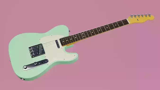 Guitar Telecaster OBJ FBX