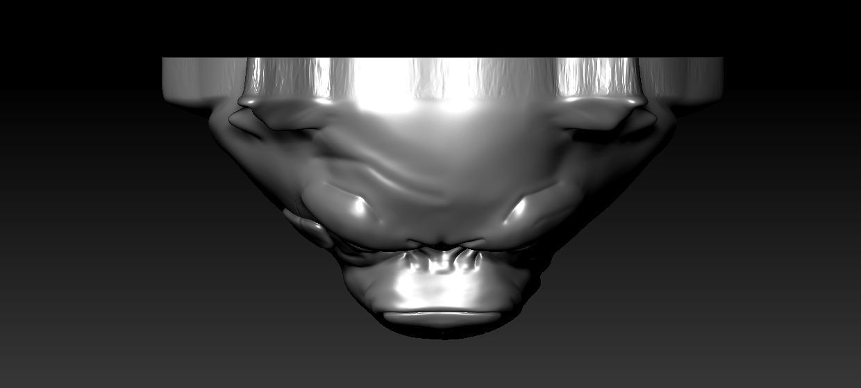 Bear Head 3D print model_7