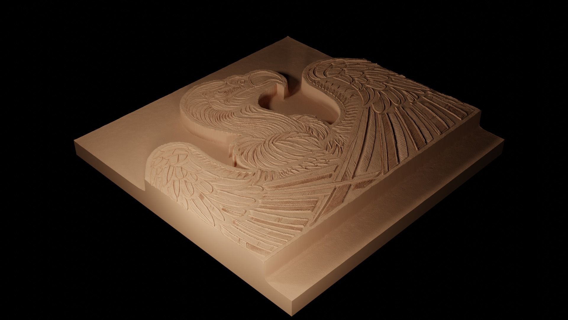 Condor CNC 3d Print High Relief Sand Casting 3D print model_2