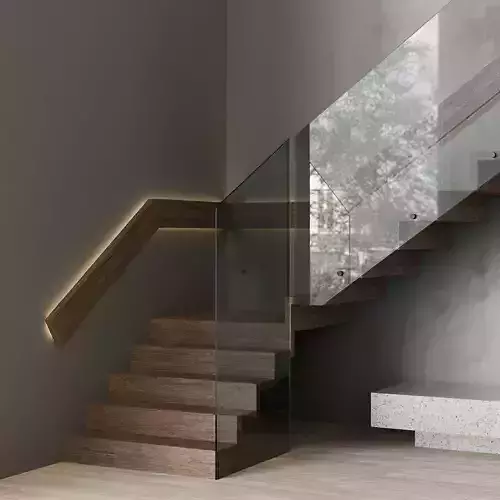 Modern Stairs 3D model 3D model