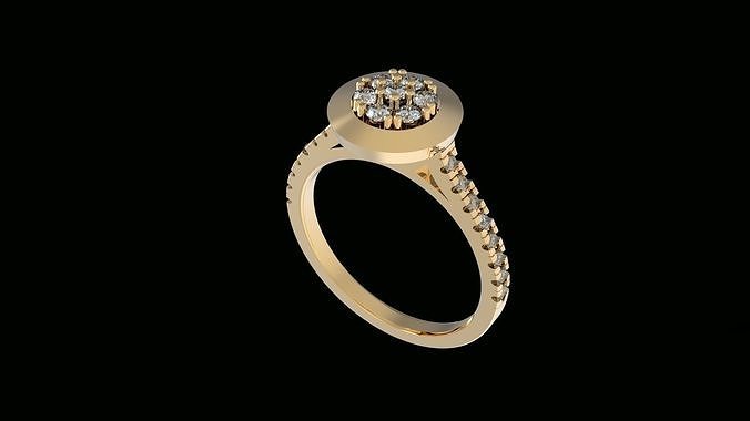 Engagement Ring Free 3D print model