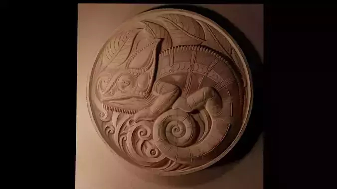 Chameleon CNC 3d Print High Relief Sand Casting