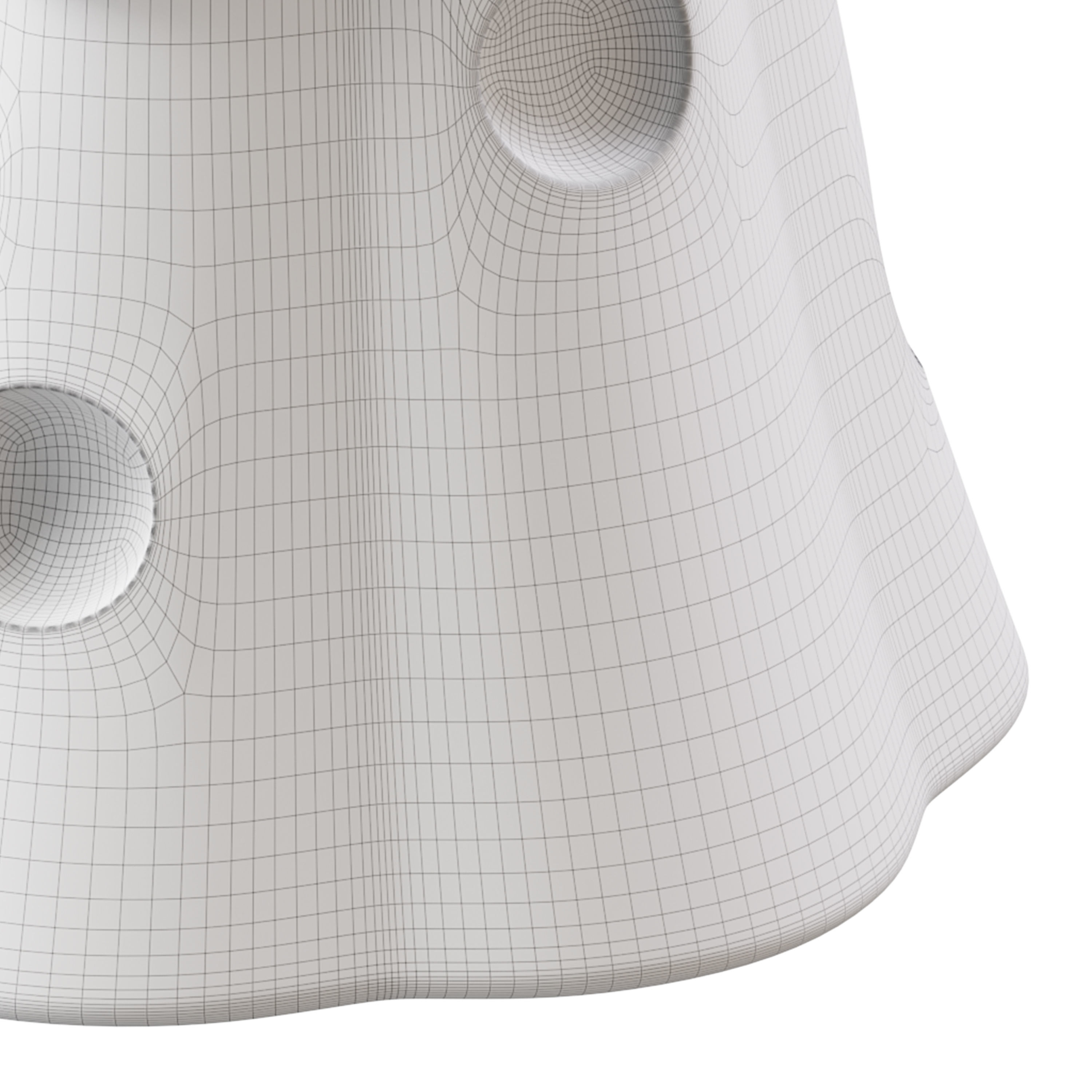 Cute Cheese Side Table 3D model_13