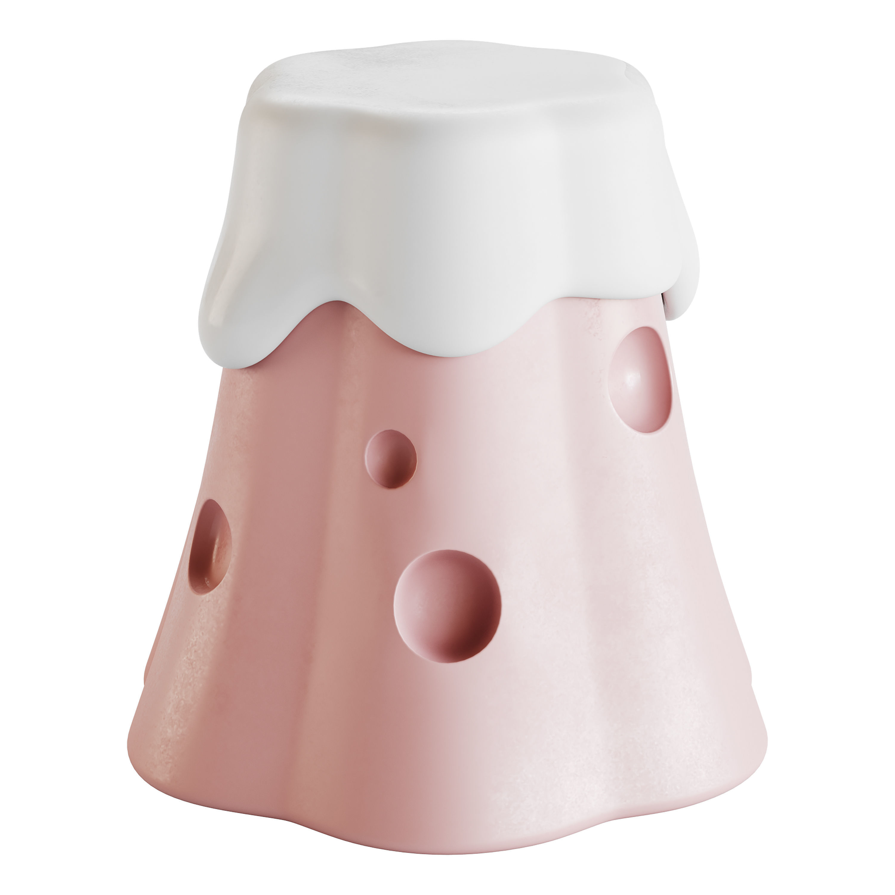 Cute Cheese Side Table 3D model_7