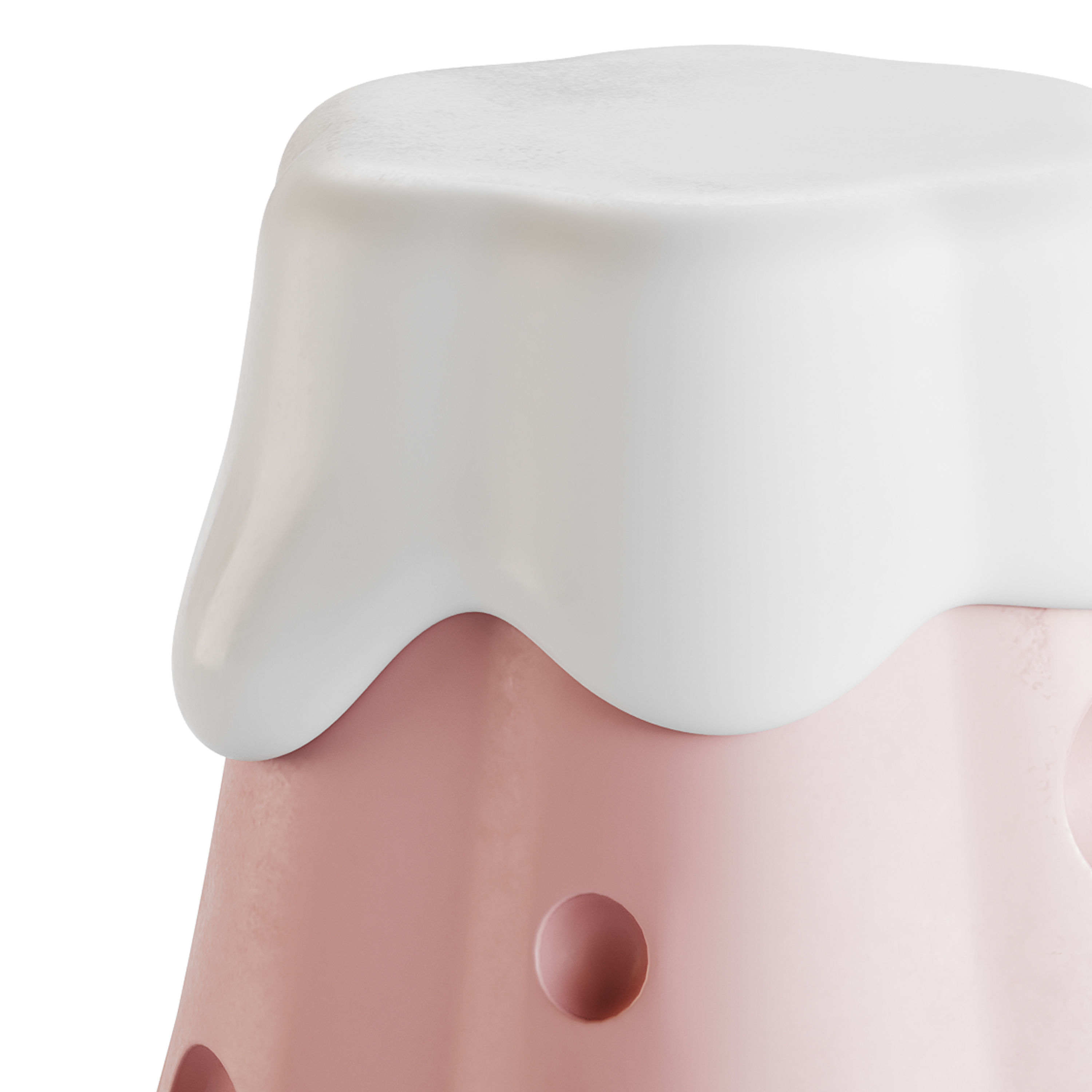 Cute Cheese Side Table 3D model_9