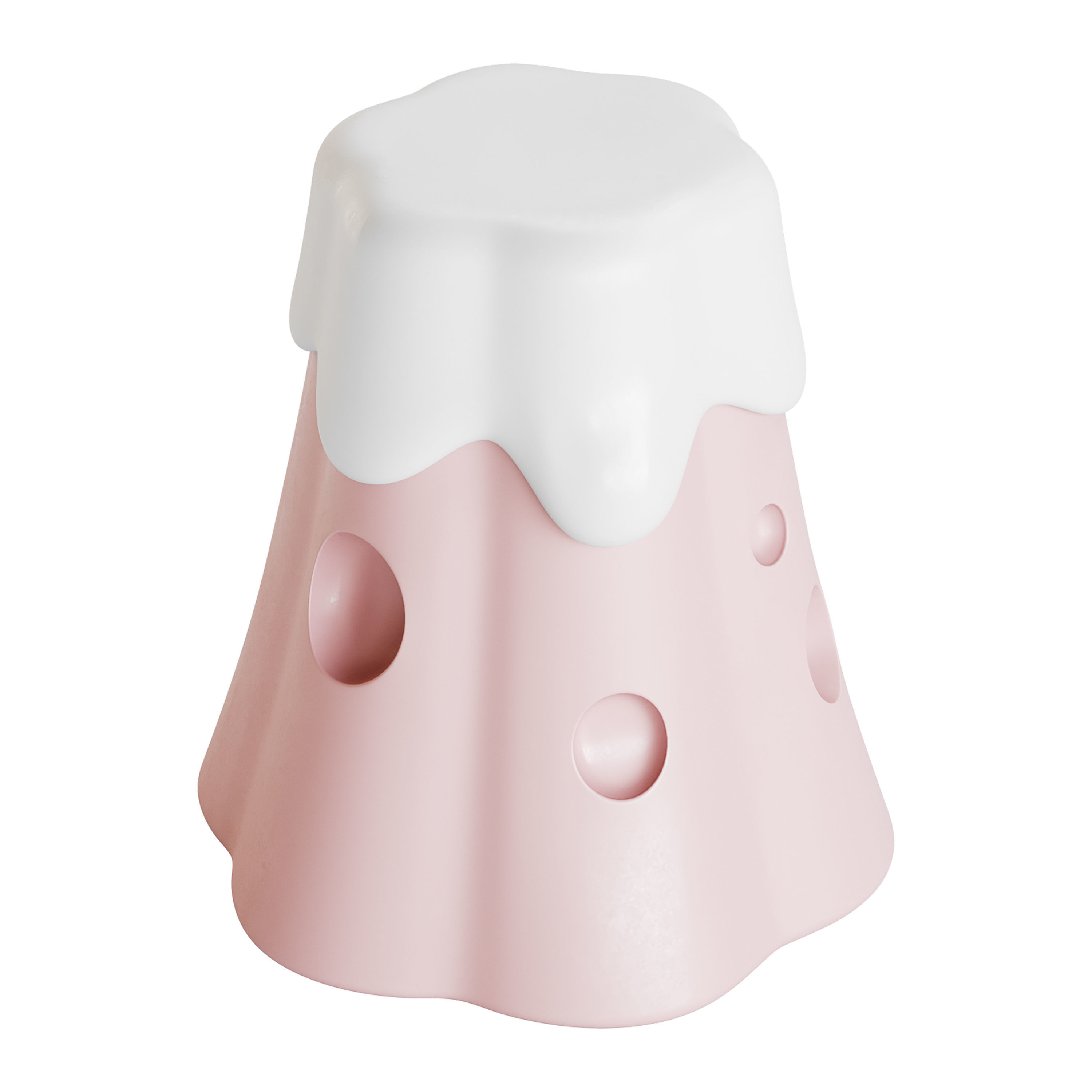 Cute Cheese Side Table 3D model_11