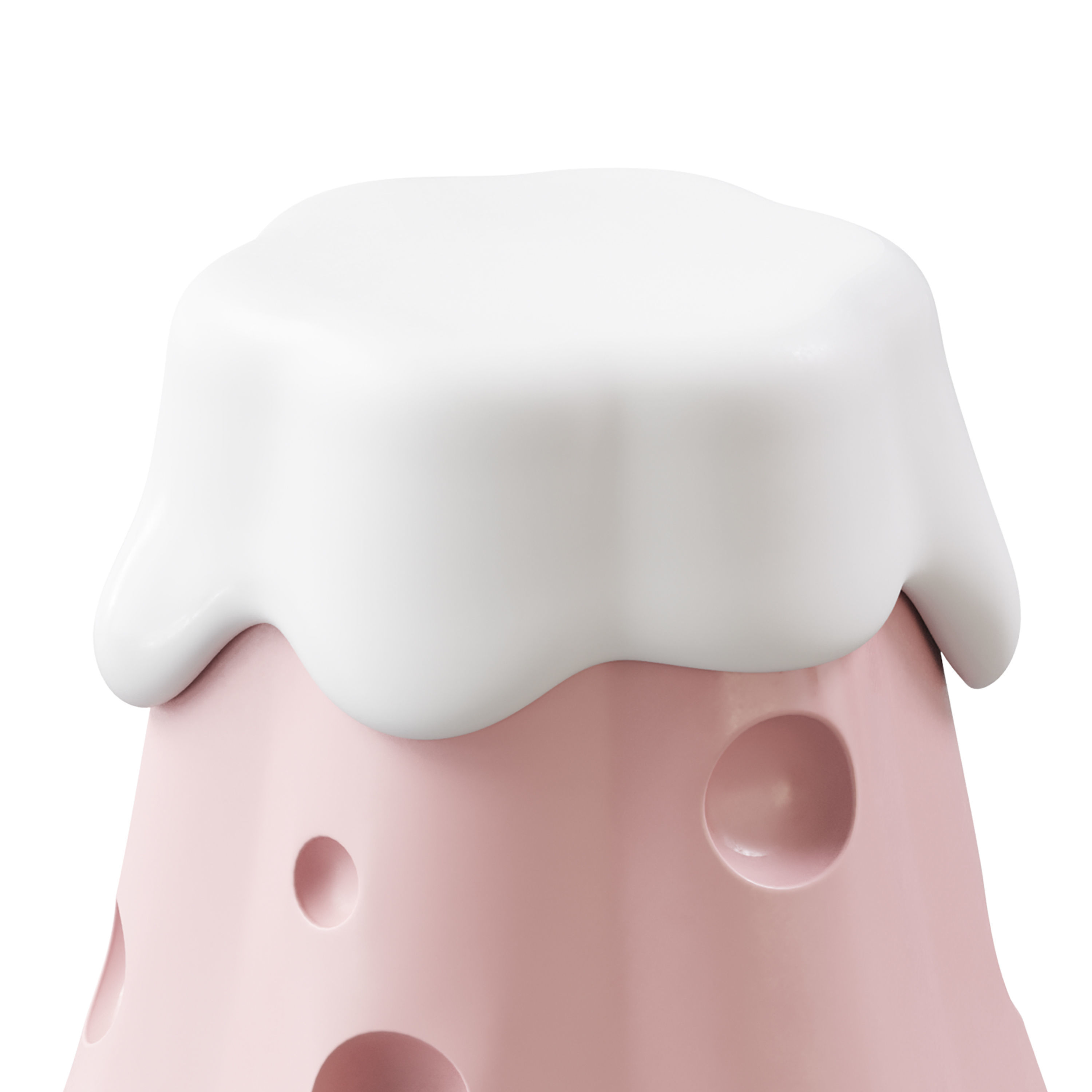 Cute Cheese Side Table 3D model_1