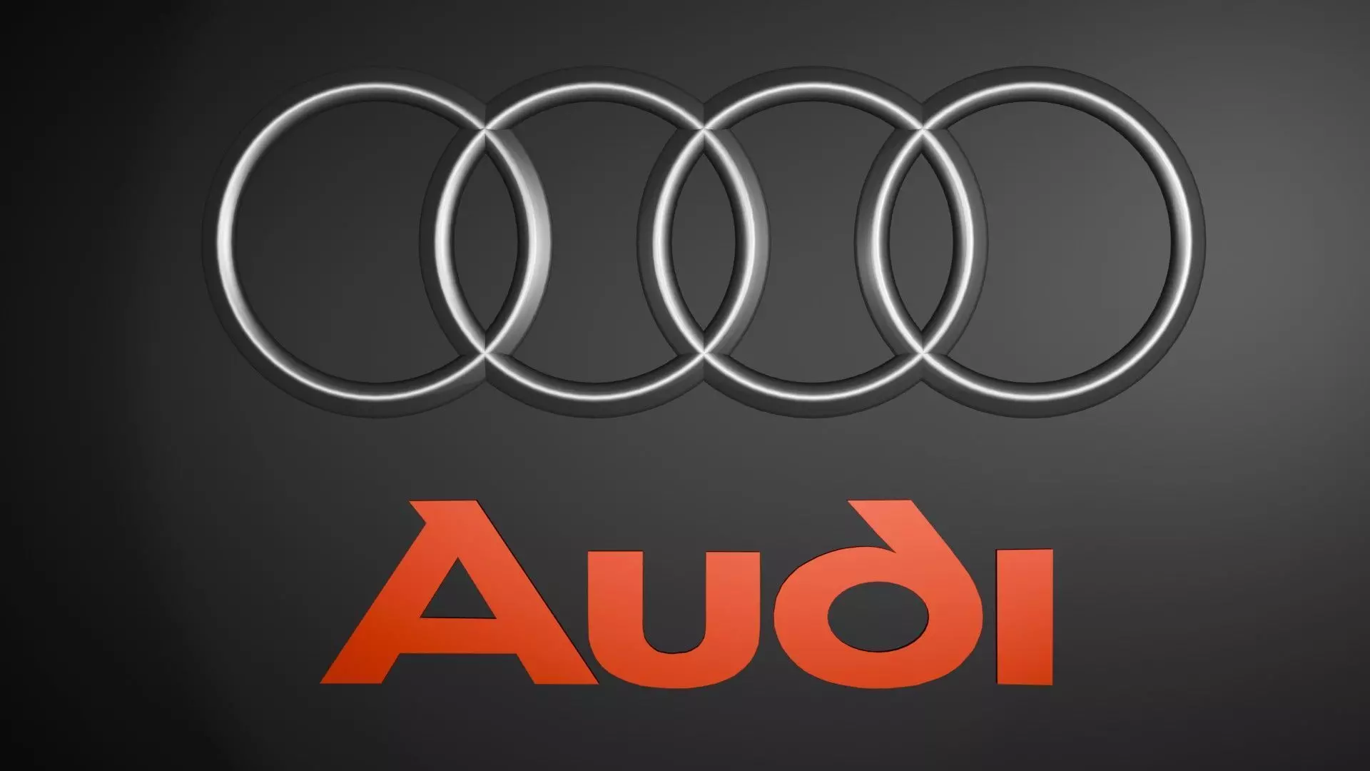 Audi Logo 3D model | CGTrader, image size:1920x1080