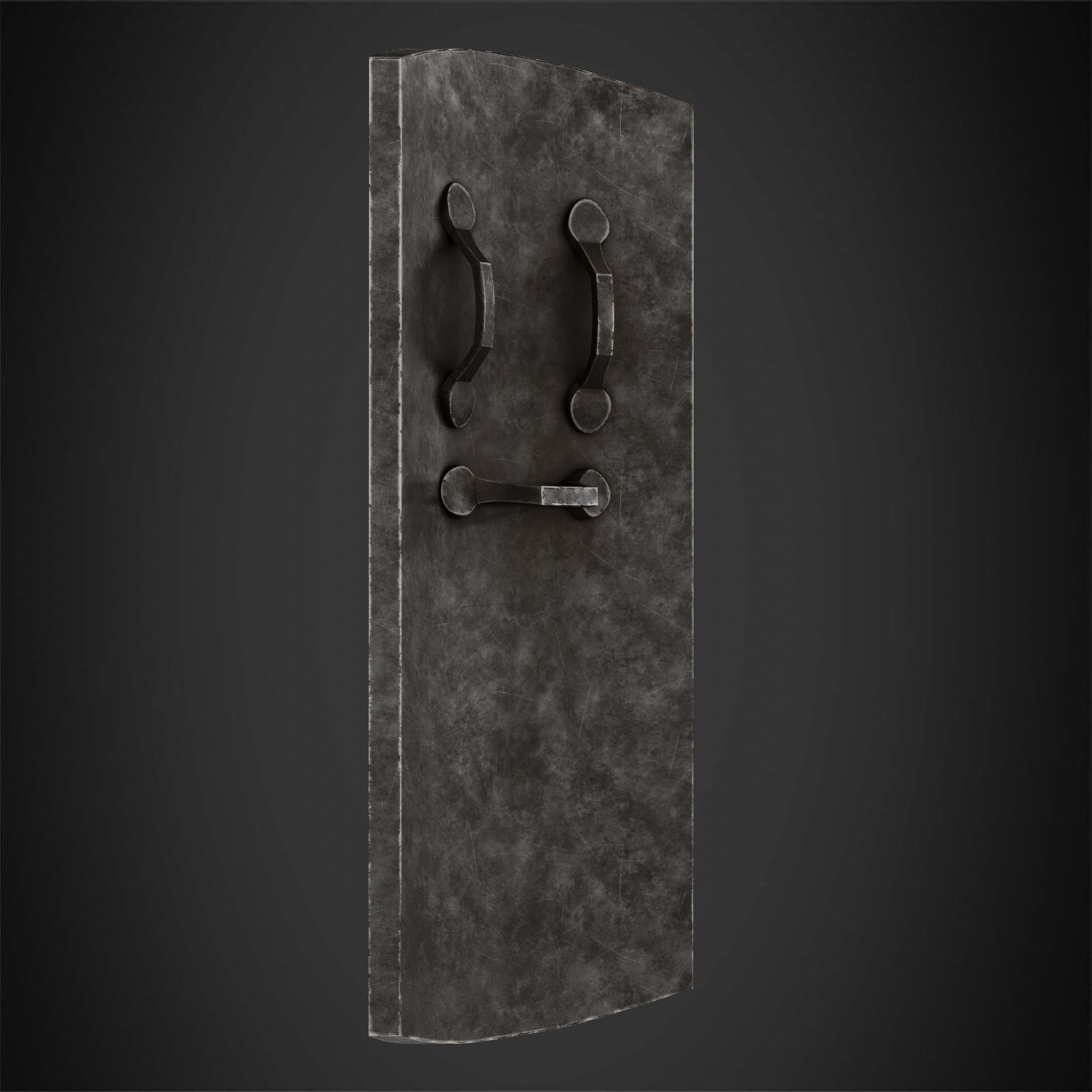 Dark Souls Black Iron Tarkus GreatShield for Cosplay 3D print model_5