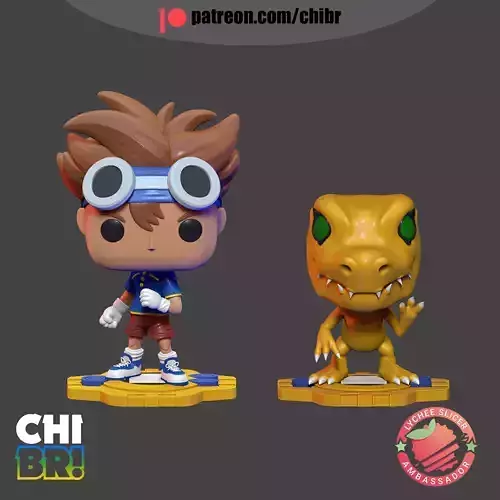 TAICHI - TAI AND AGUMON - DIGIMON - FUNKO