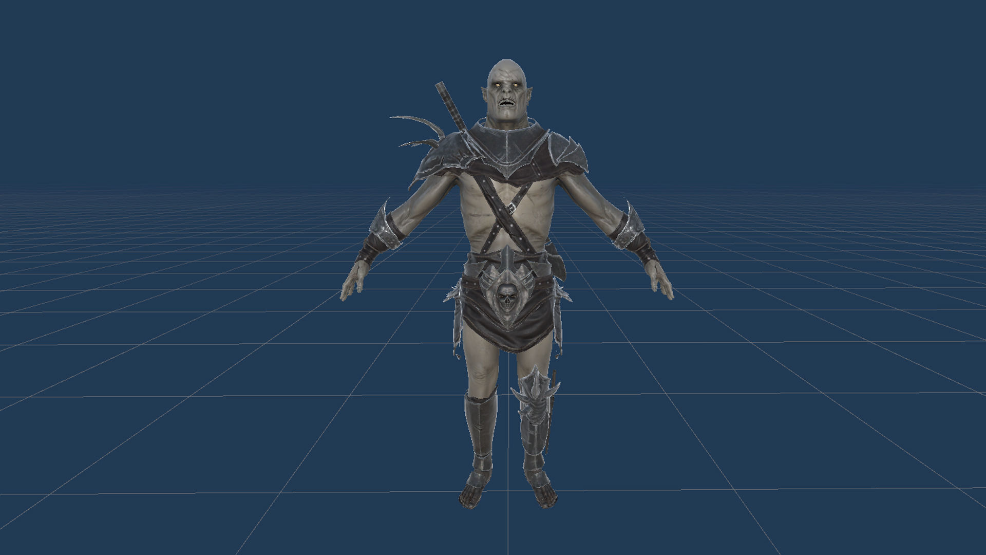 Orc Game ready Low-poly 3D model_32
